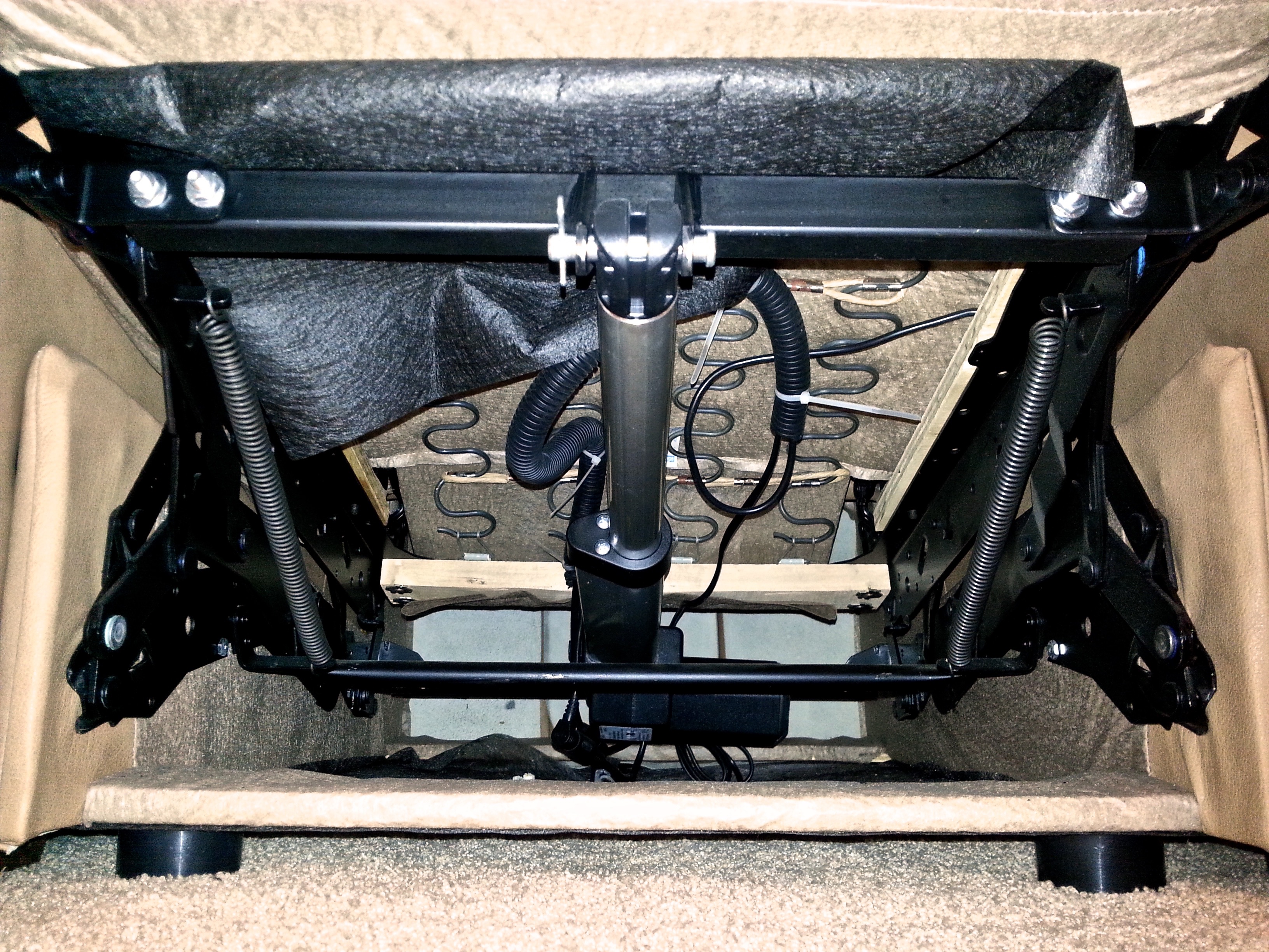 Theater Seating Group of Electric Recliners by Matter Brothers