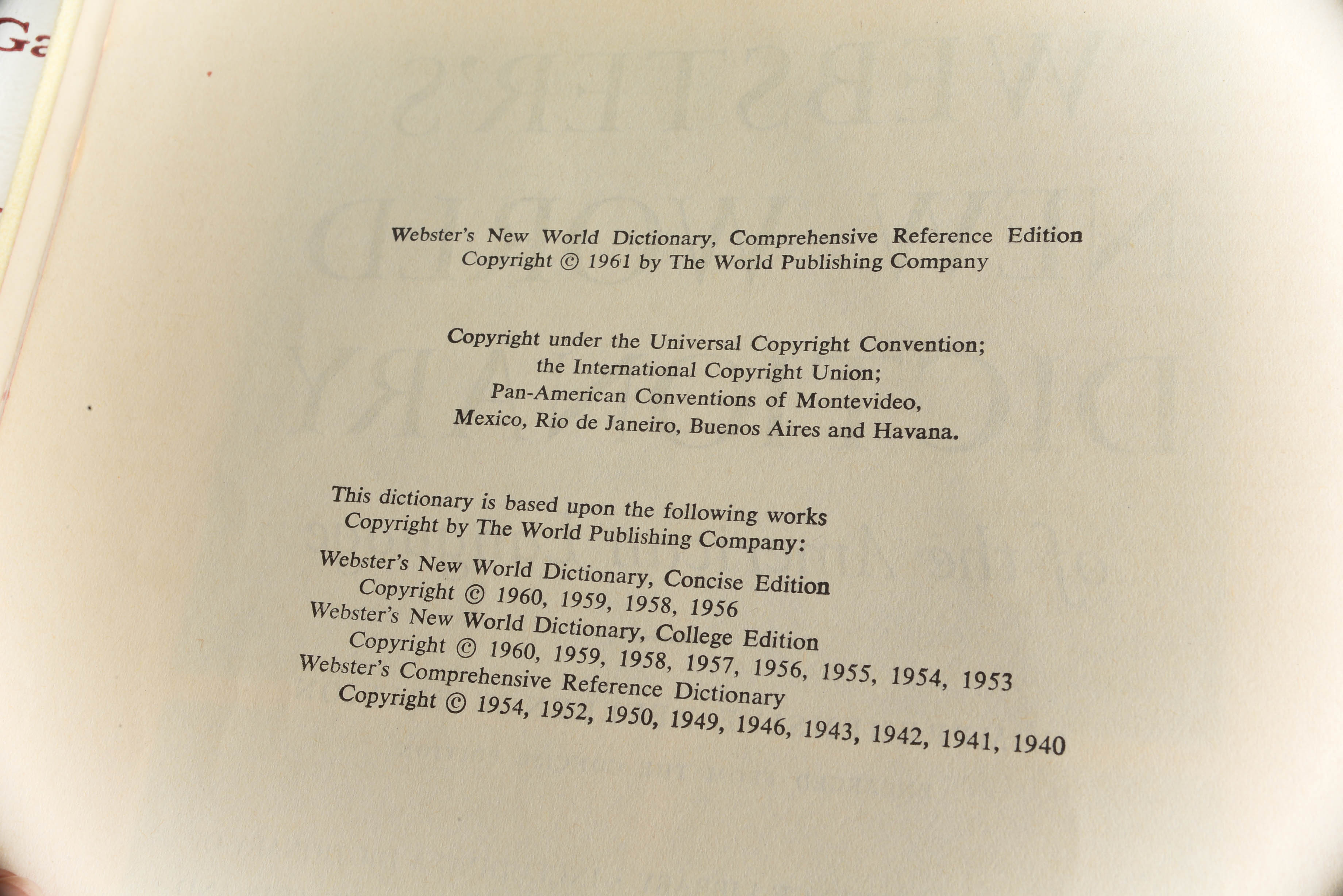 Vintage Reference Books