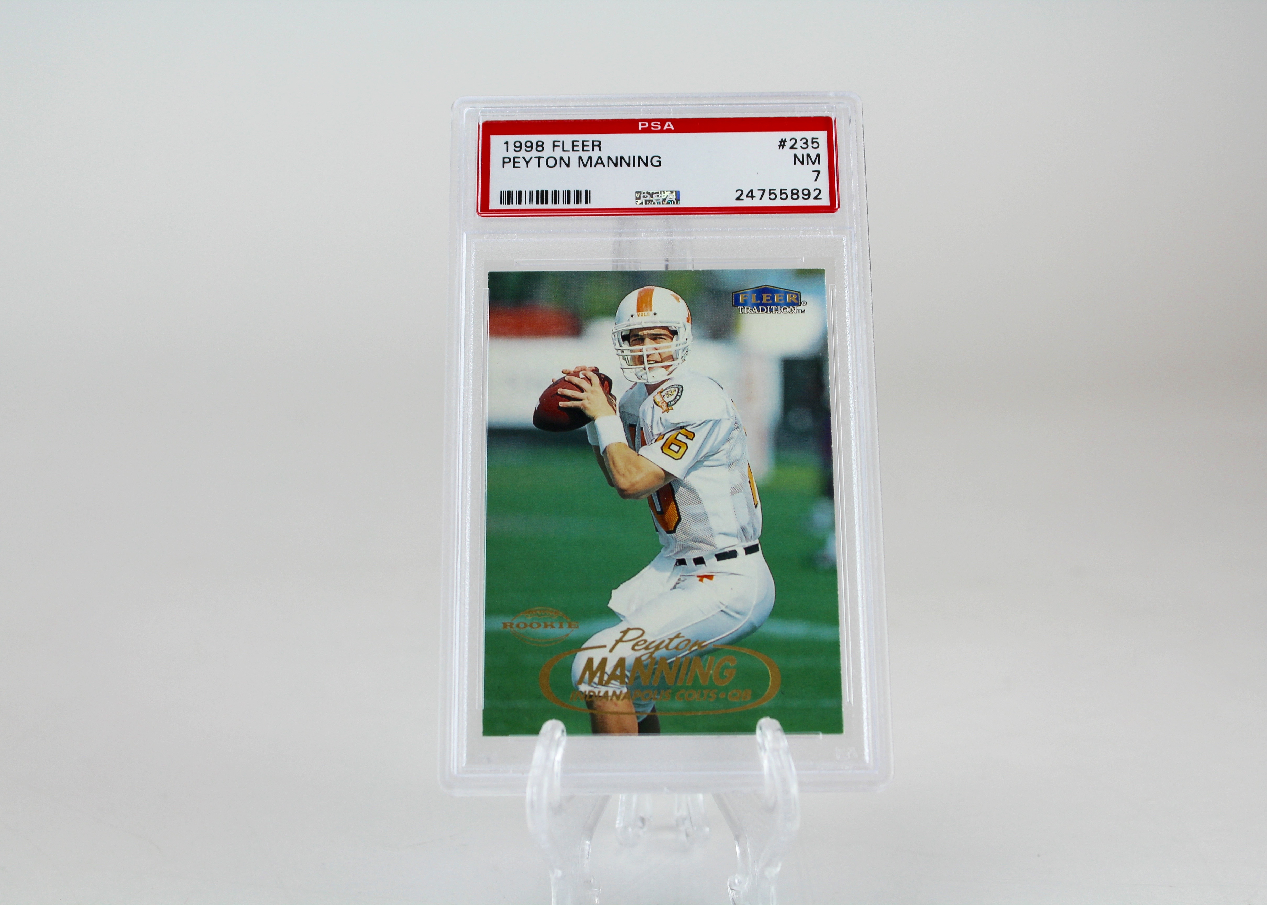 Duo of 1998 Peyton Manning Rookie Cards