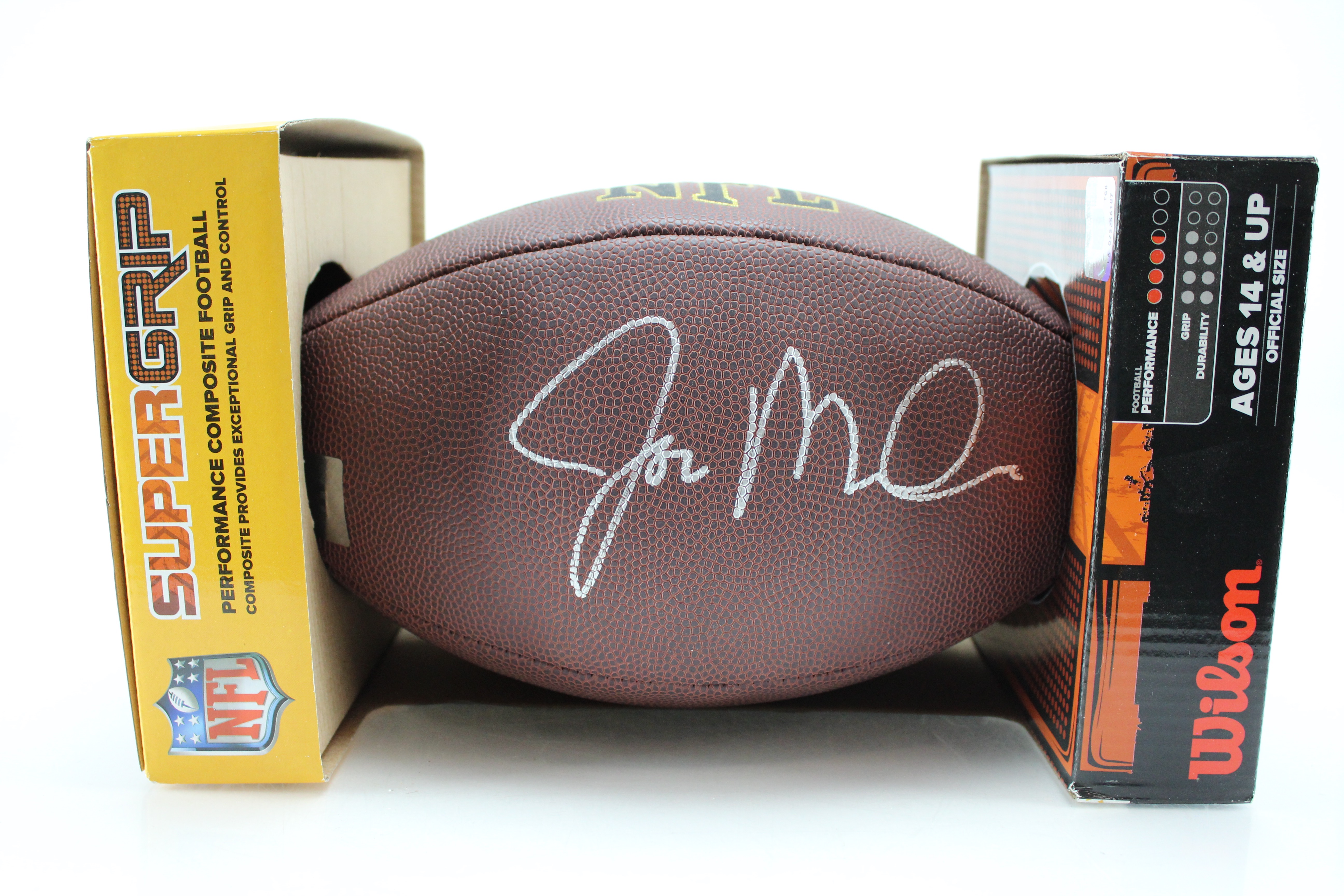Joe Montana Autographed Wilson Super Grip Football
