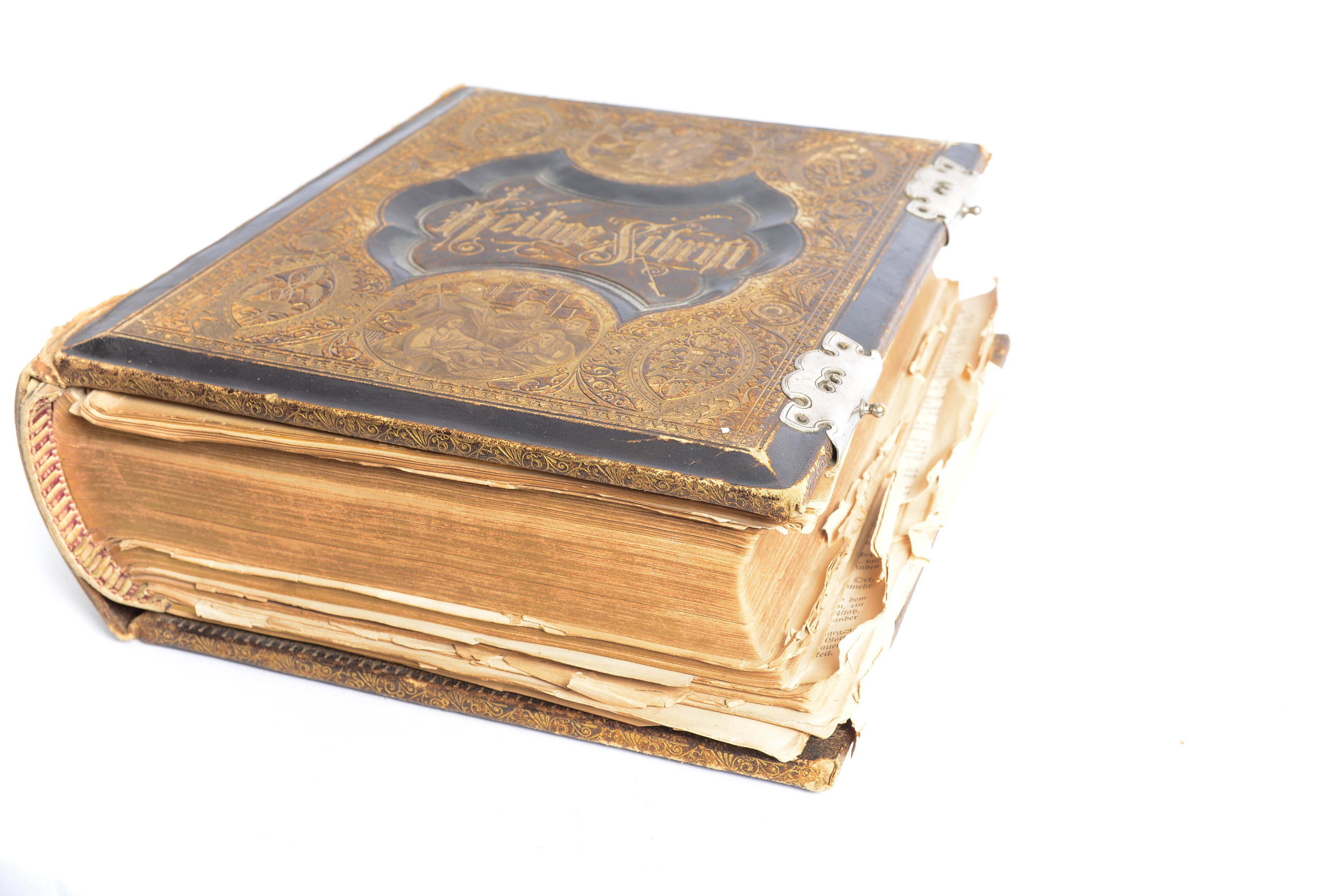 Antique German Family Bible