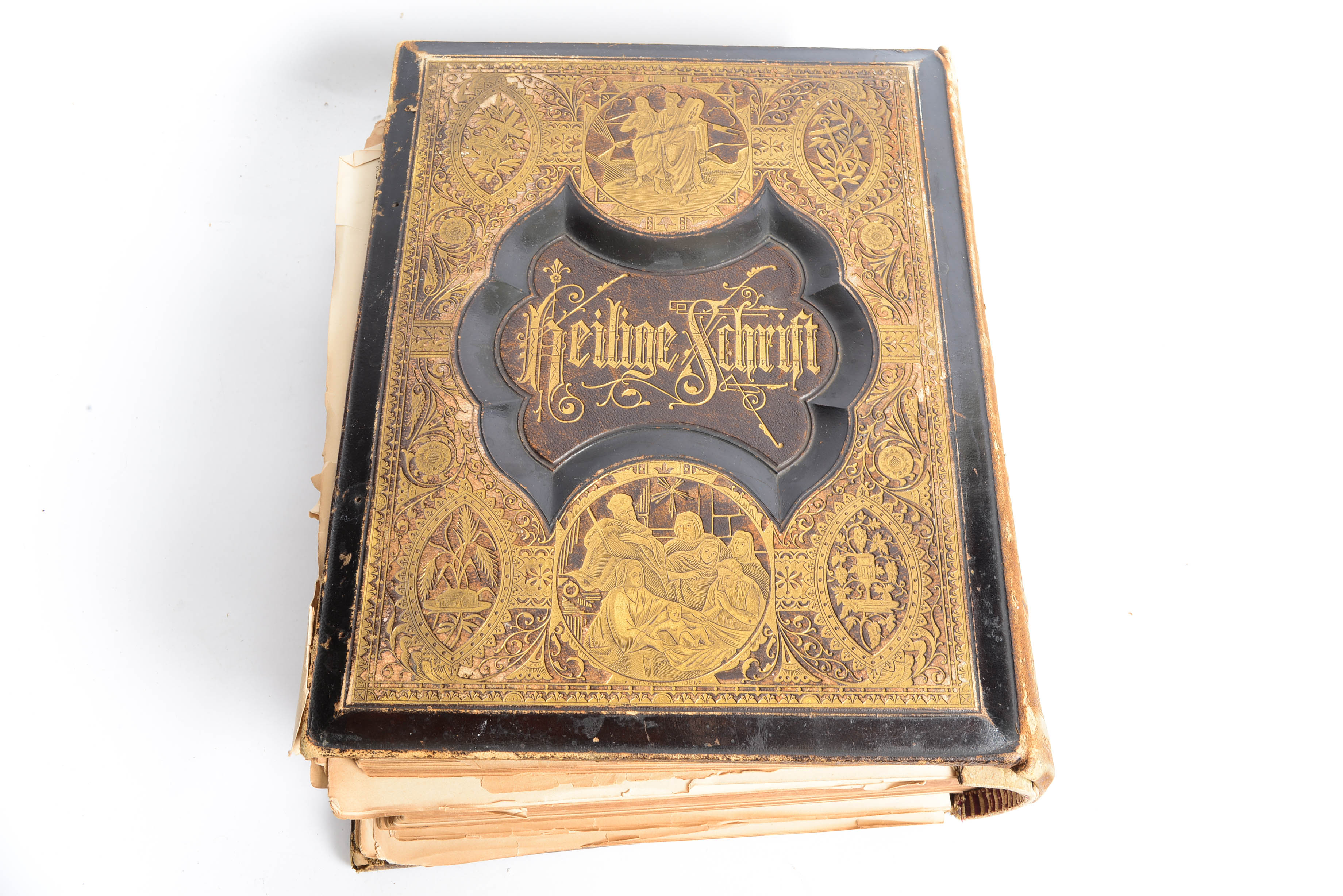 Antique German Family Bible