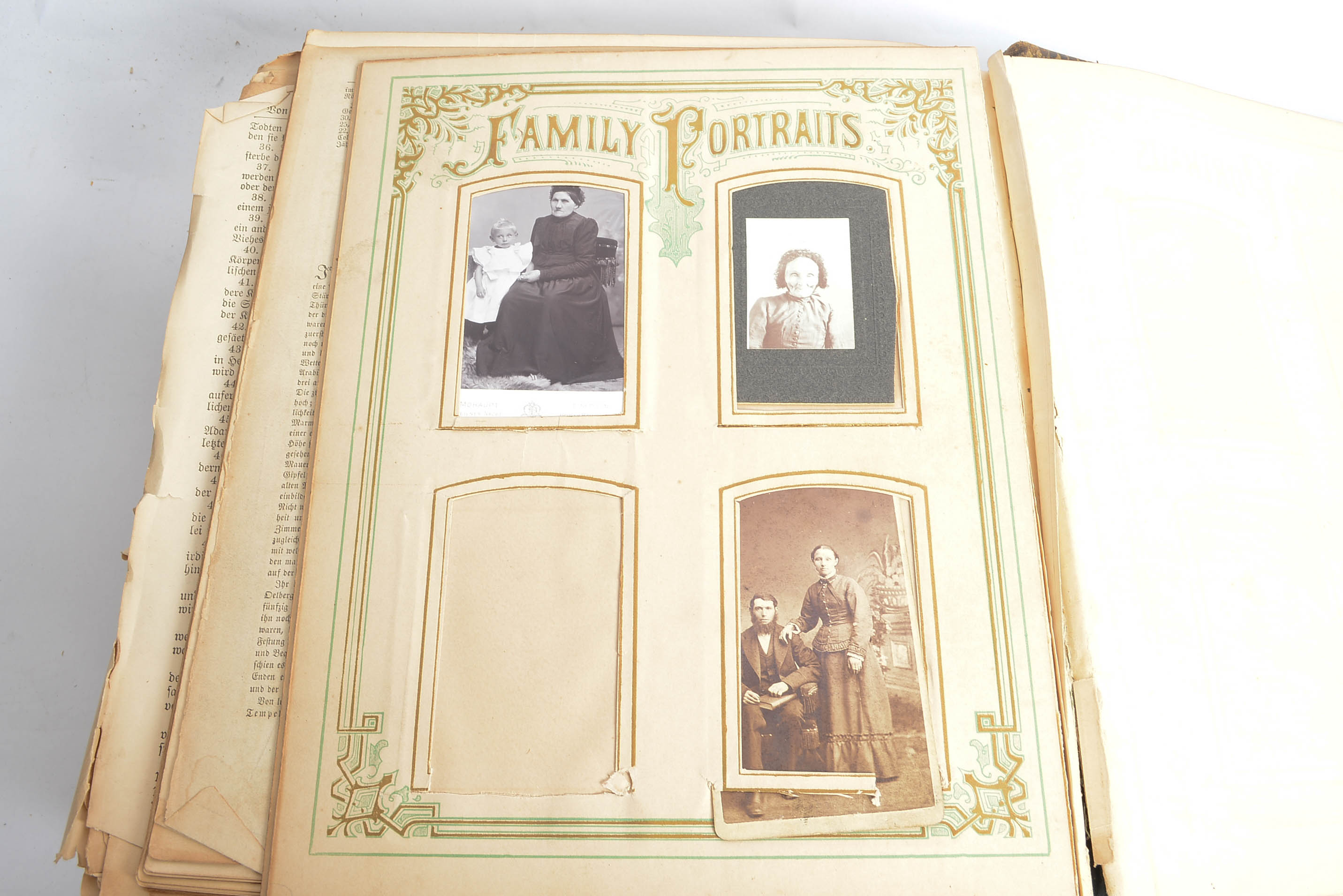 Antique German Family Bible