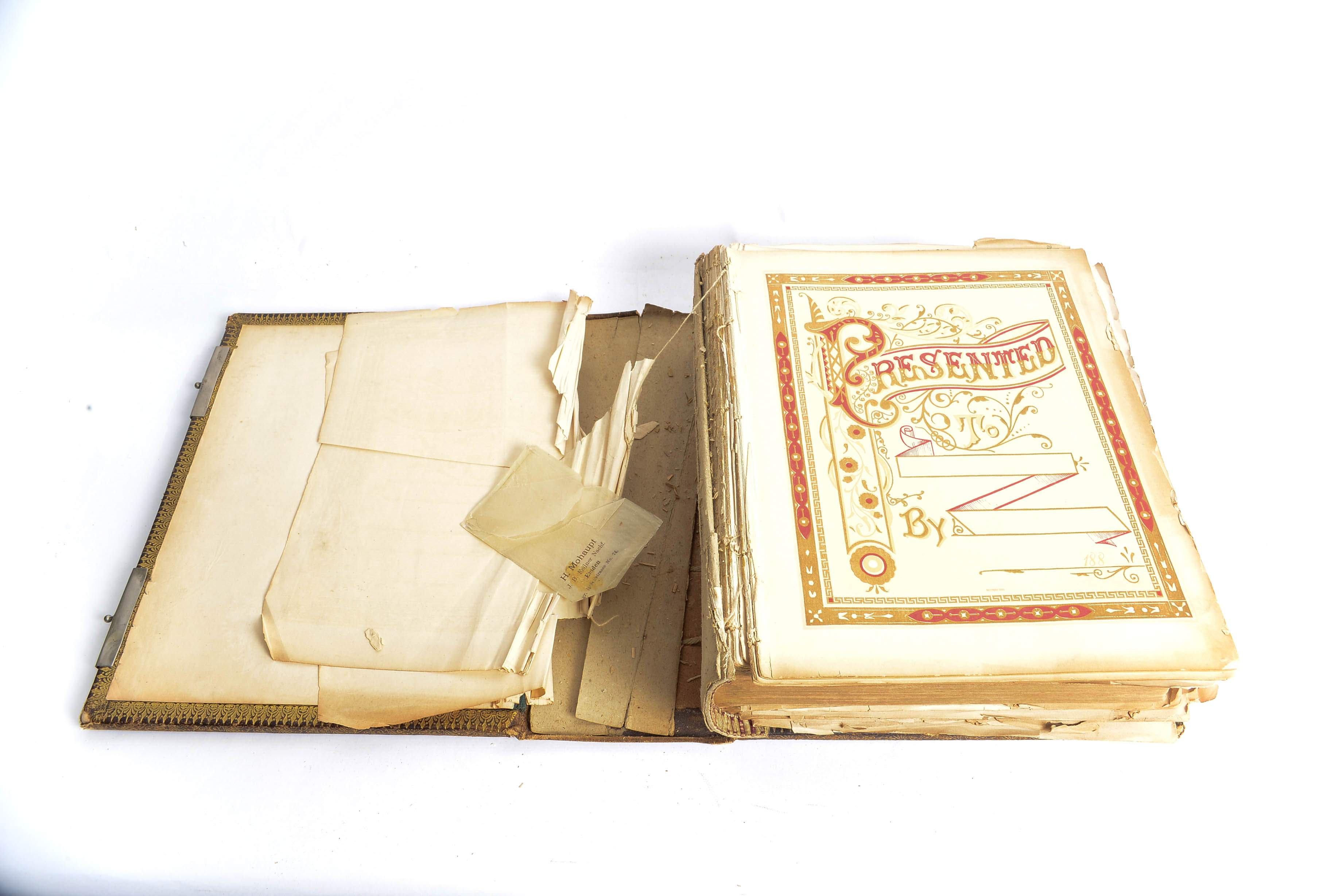 Antique German Family Bible