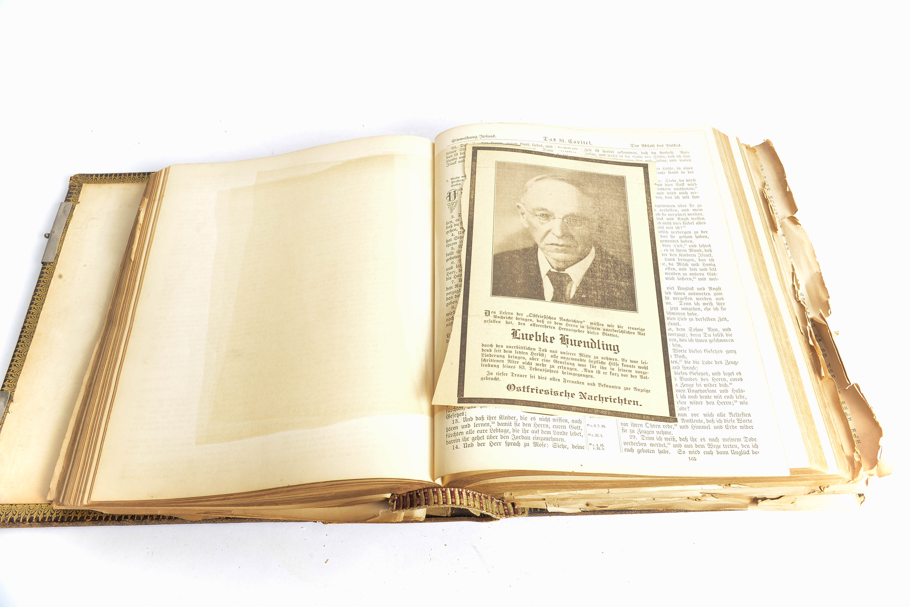 Antique German Family Bible