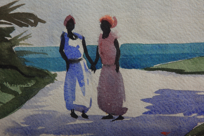 John Ward Framed Original Watercolor