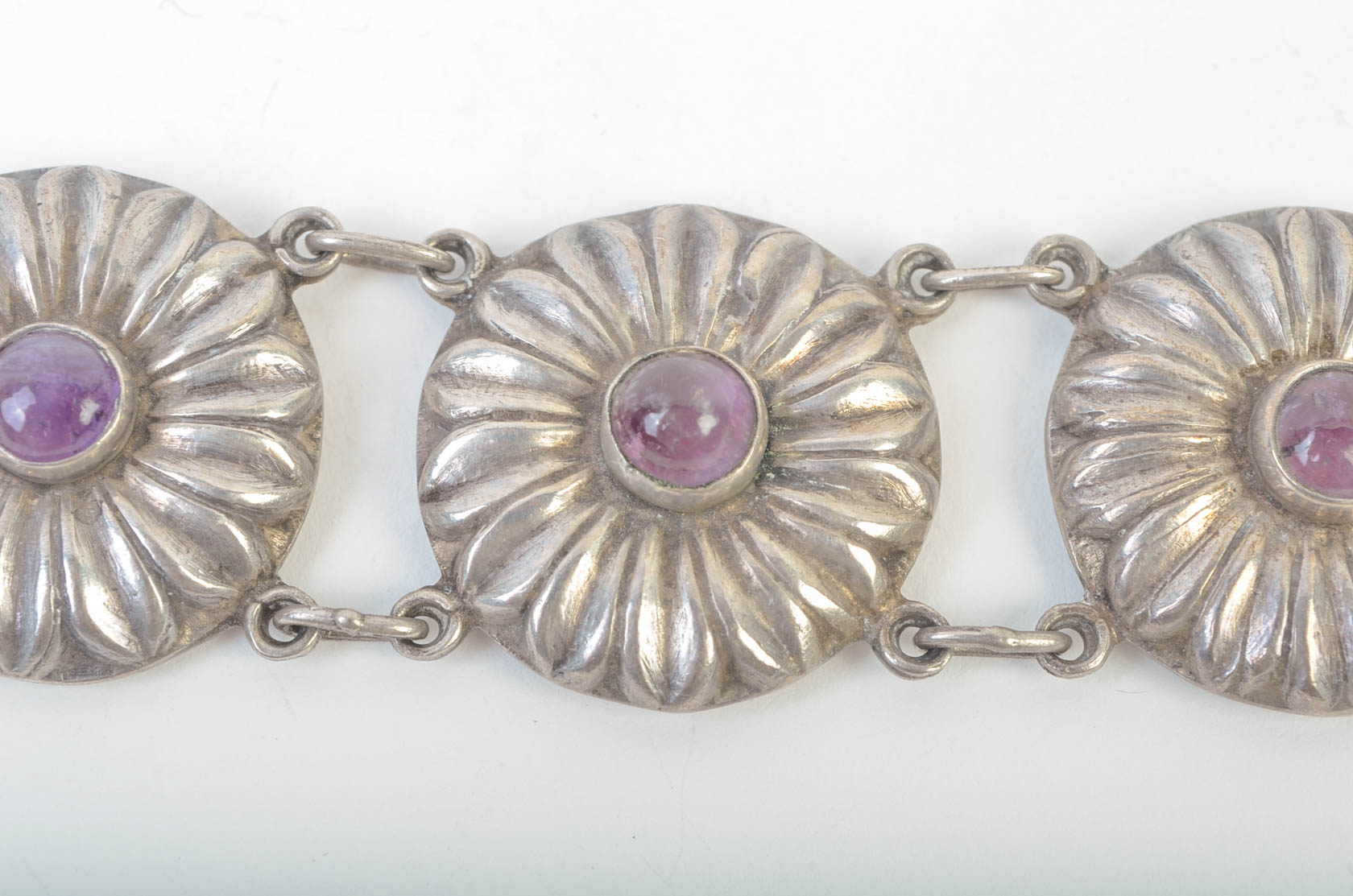 Pair of Vintage Mexican Sterling Silver Bracelets