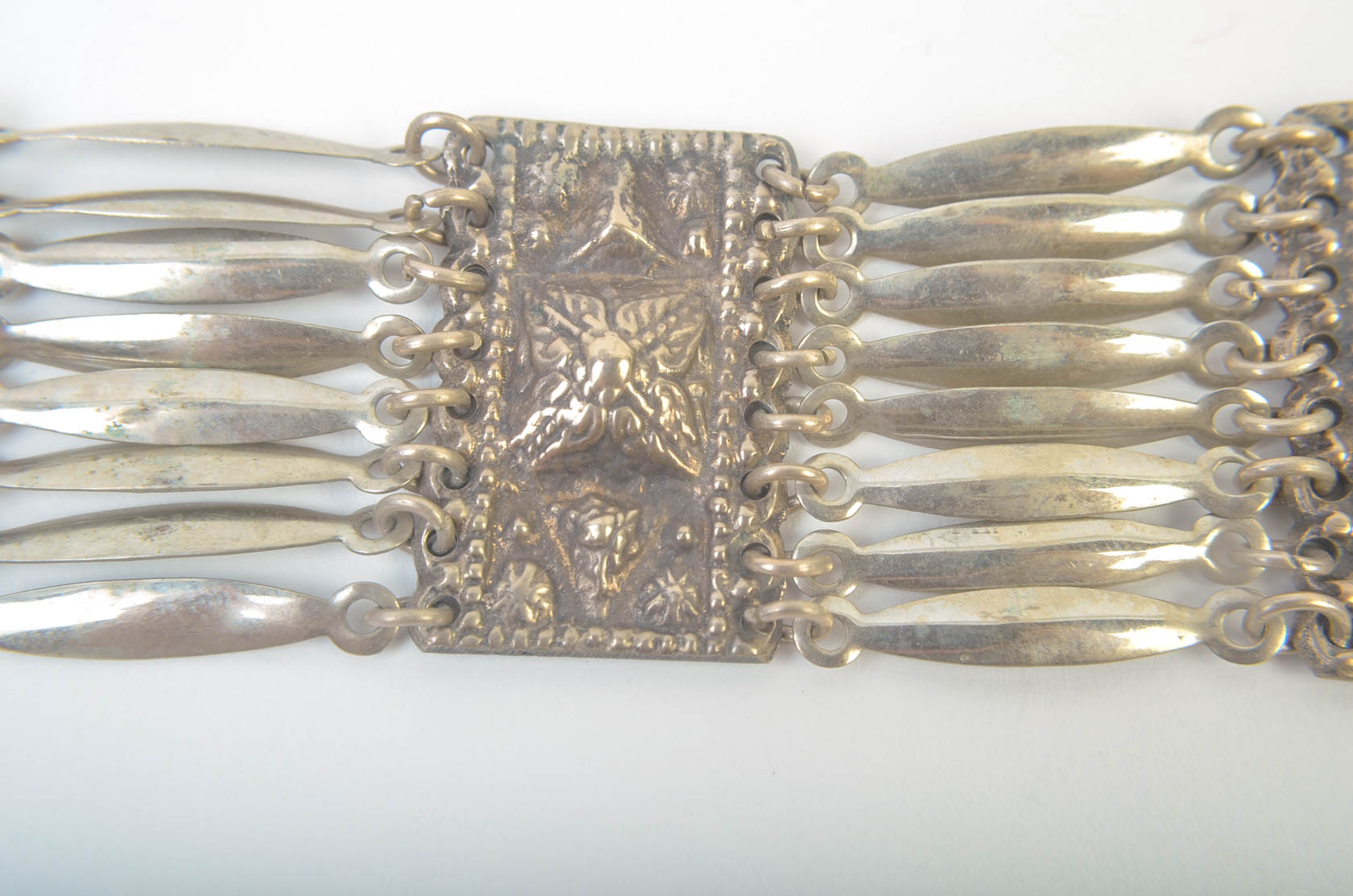 Pair of Vintage Mexican Sterling Silver Bracelets