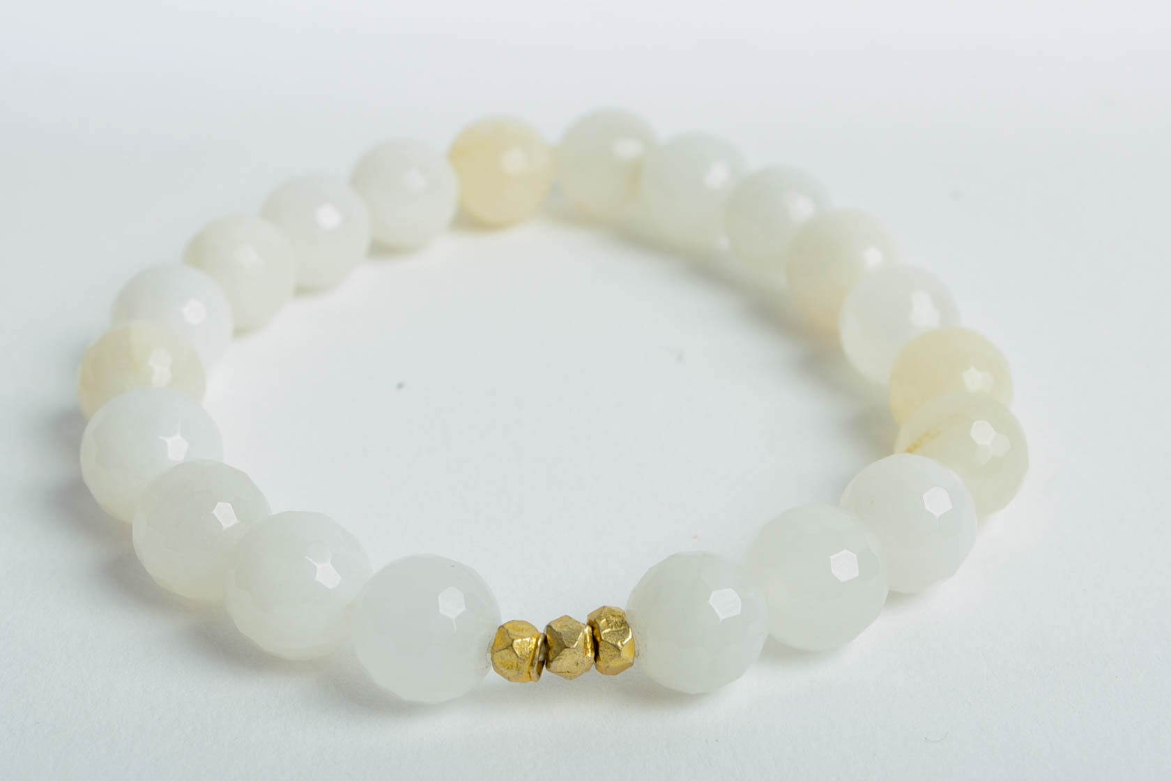 Trio of Hardtone Bead Bracelets