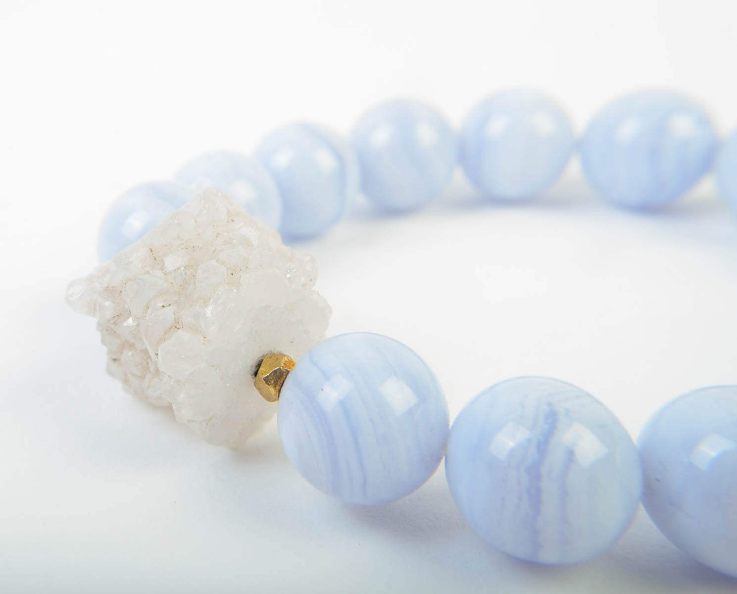 Trio of Hardtone Bead Bracelets