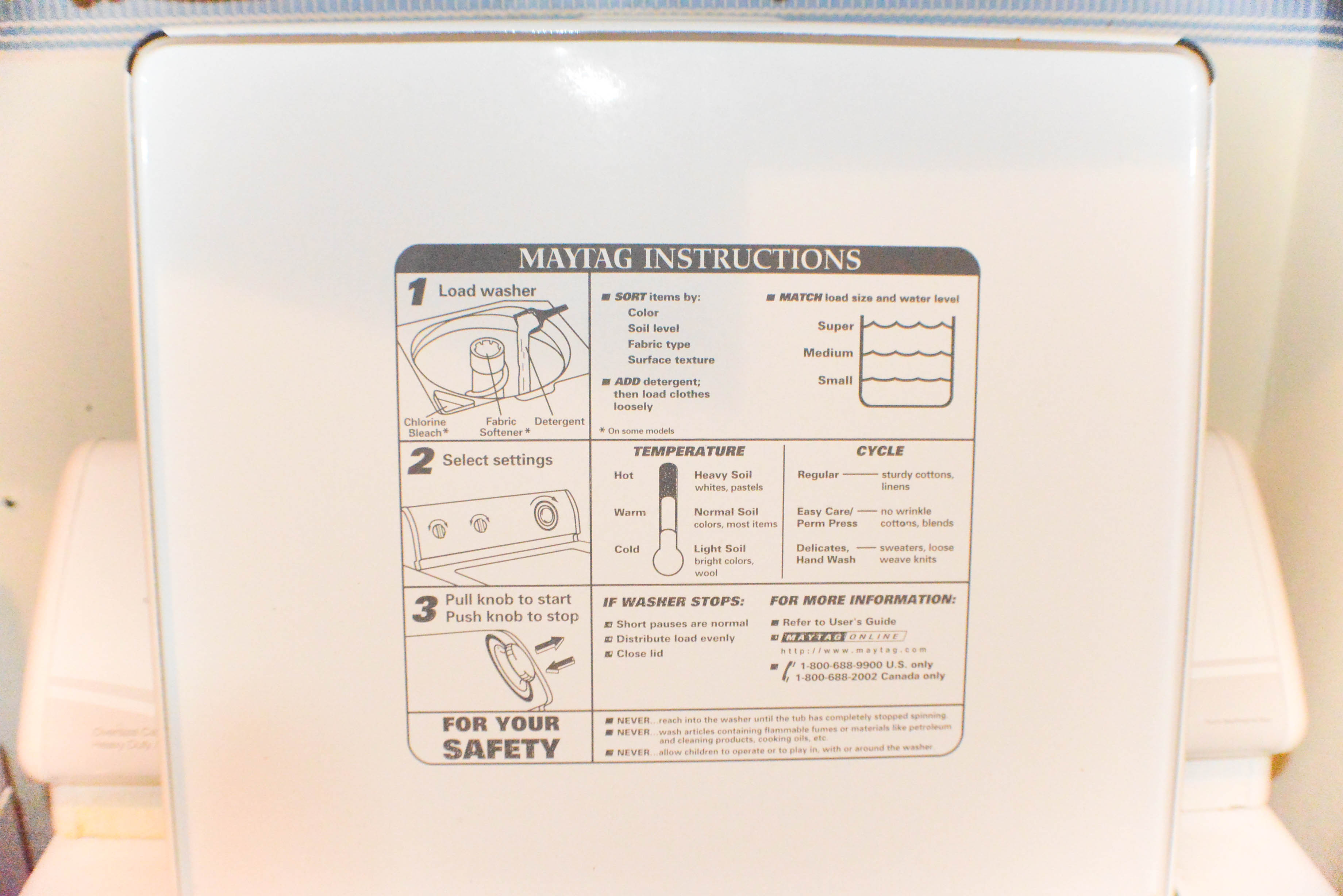 Maytag Performa Washing Machine