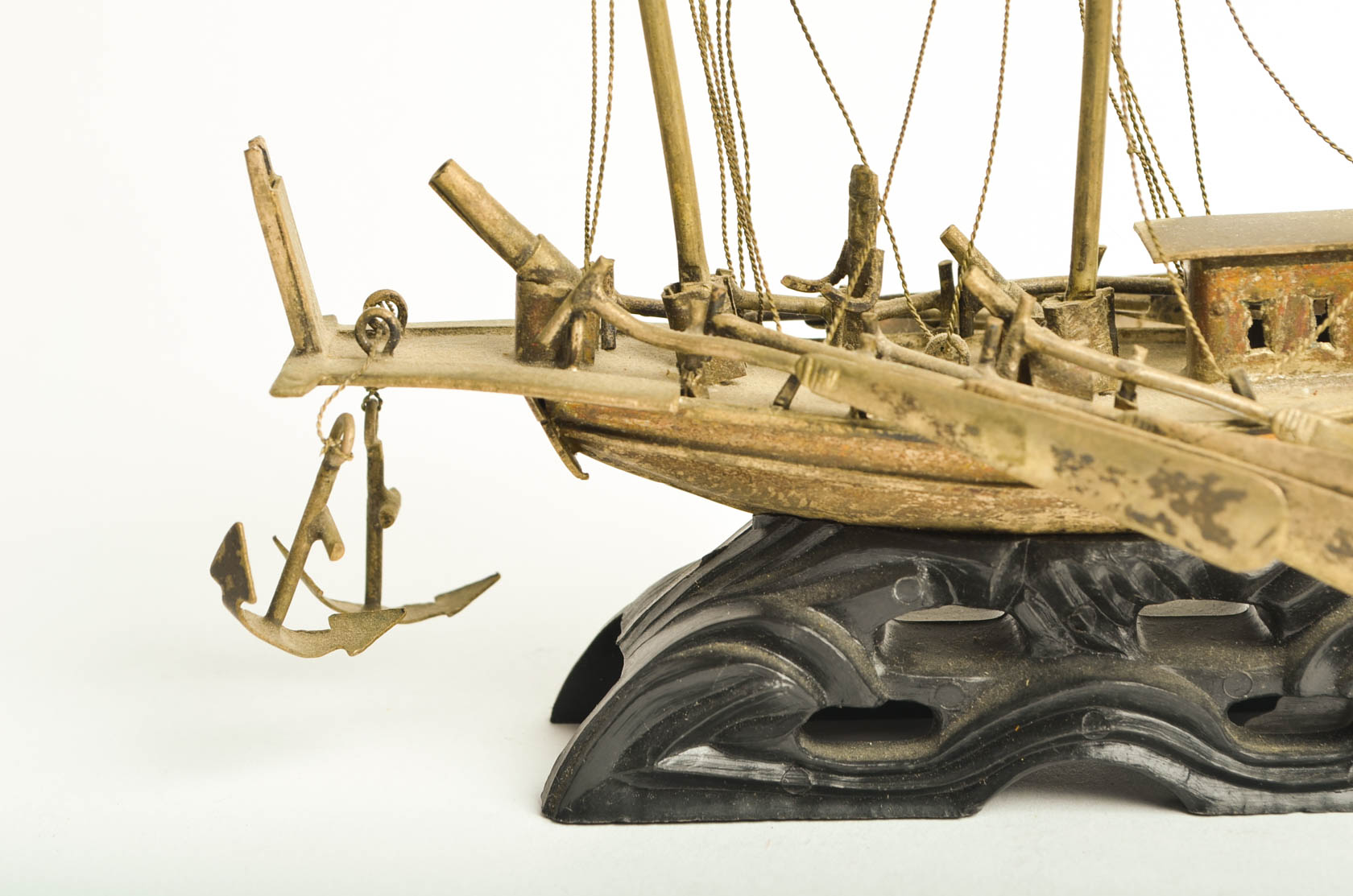 Trio of Brass Figures