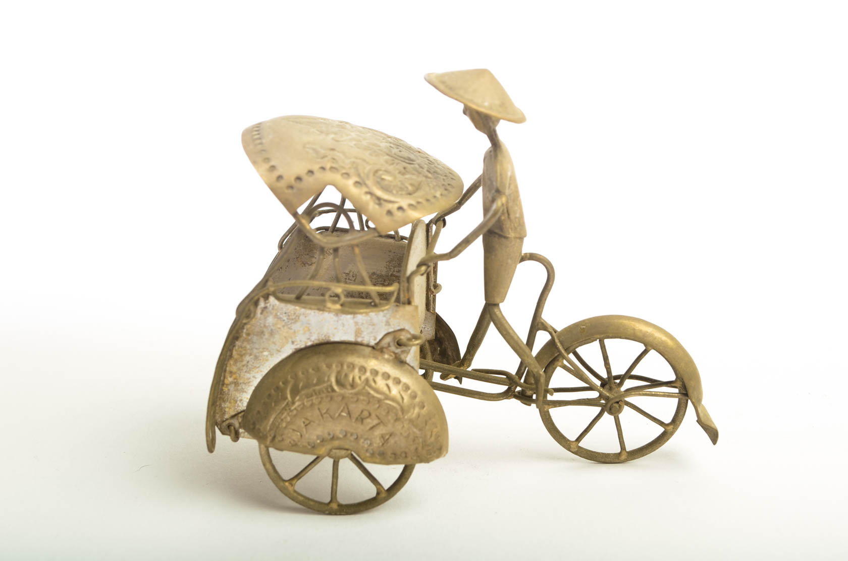 Trio of Brass Figures