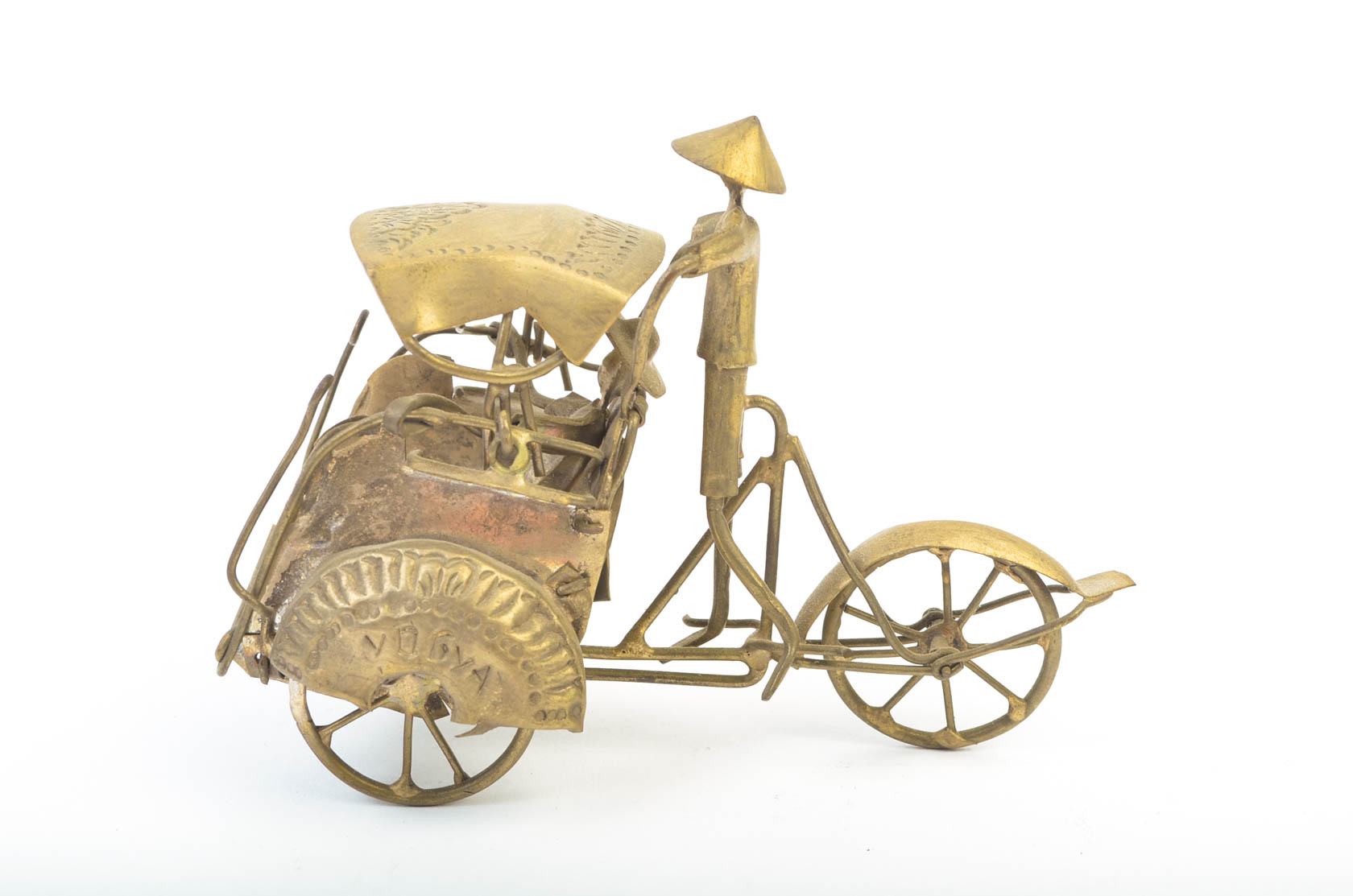 Trio of Brass Figures