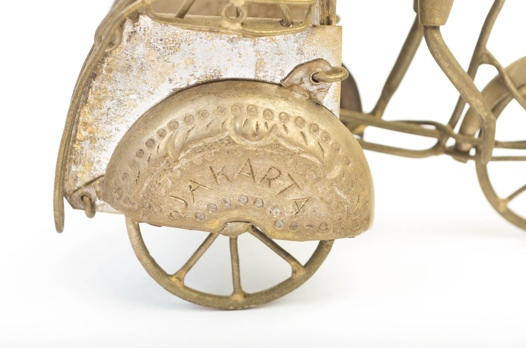 Trio of Brass Figures