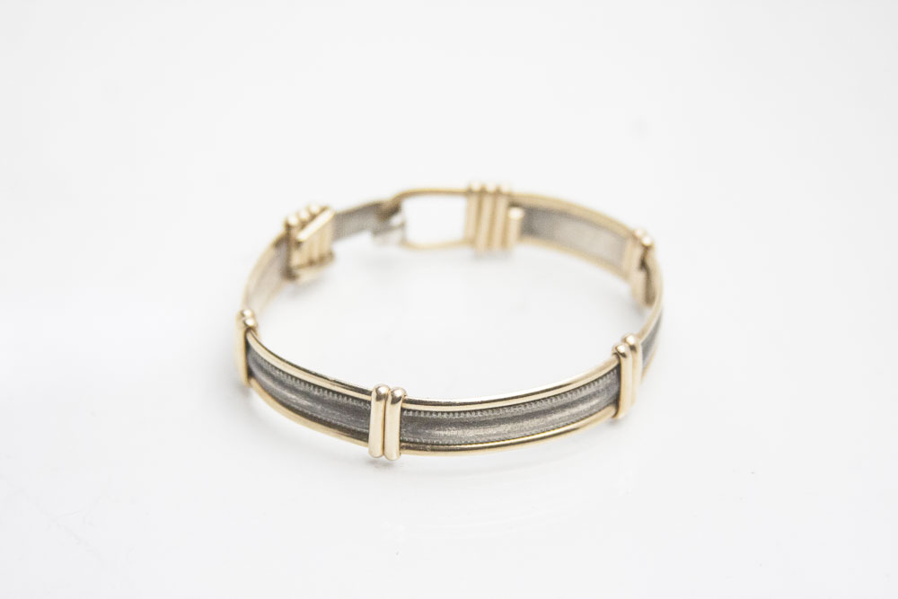 Sterling Silver and Gold Filled Bracelet
