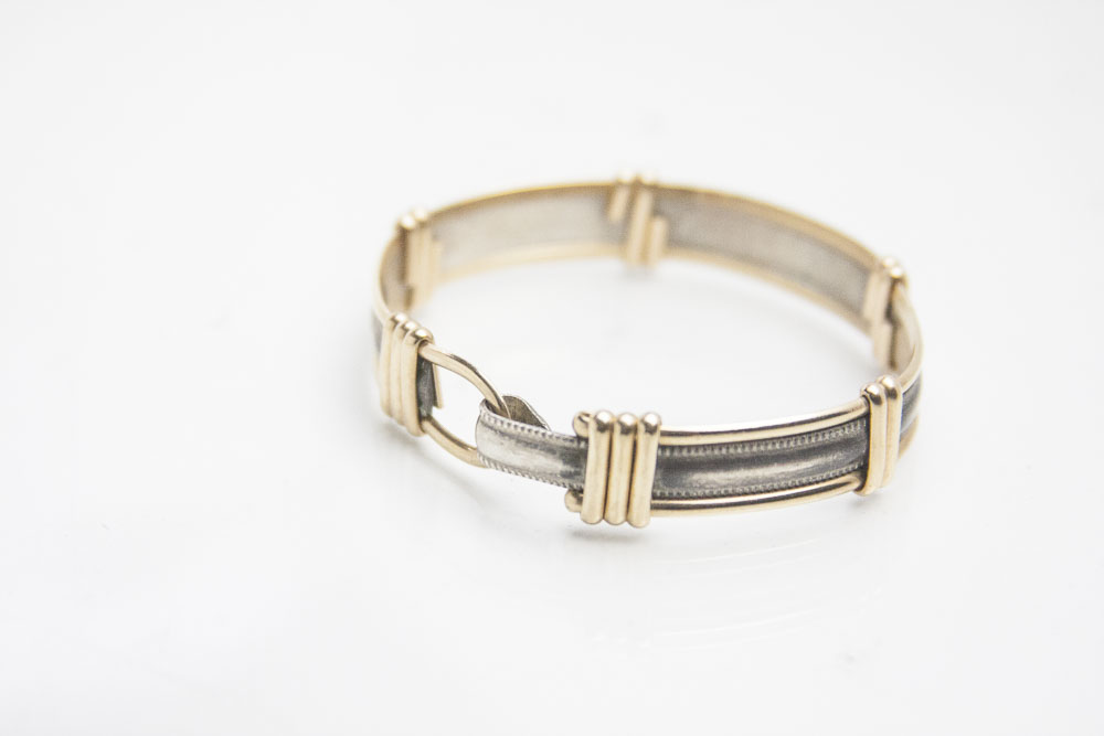 Sterling Silver and Gold Filled Bracelet