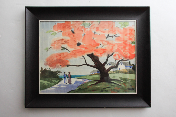 John Ward Framed Original Watercolor