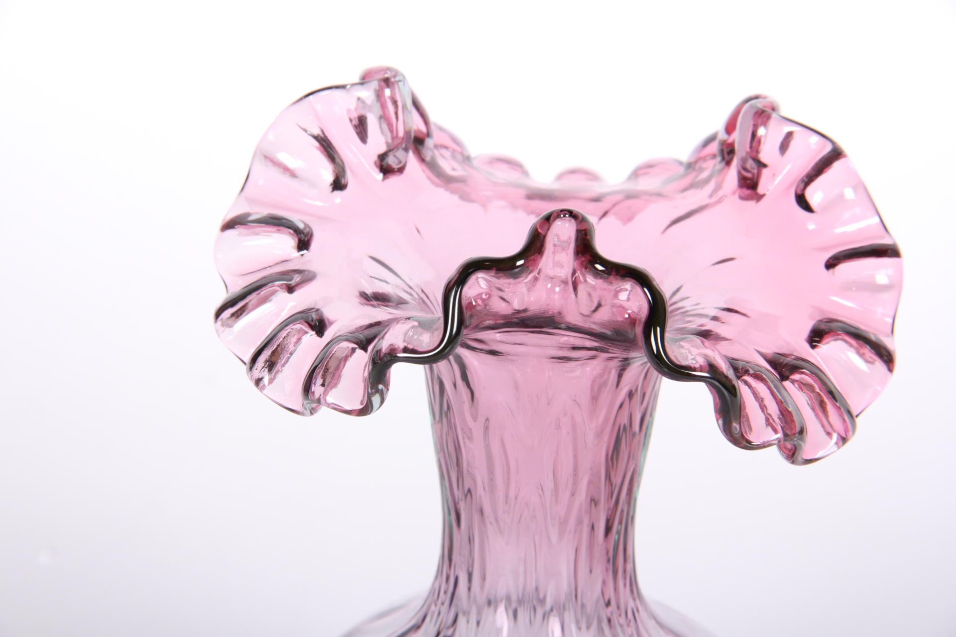 Handpainted Fenton Vase