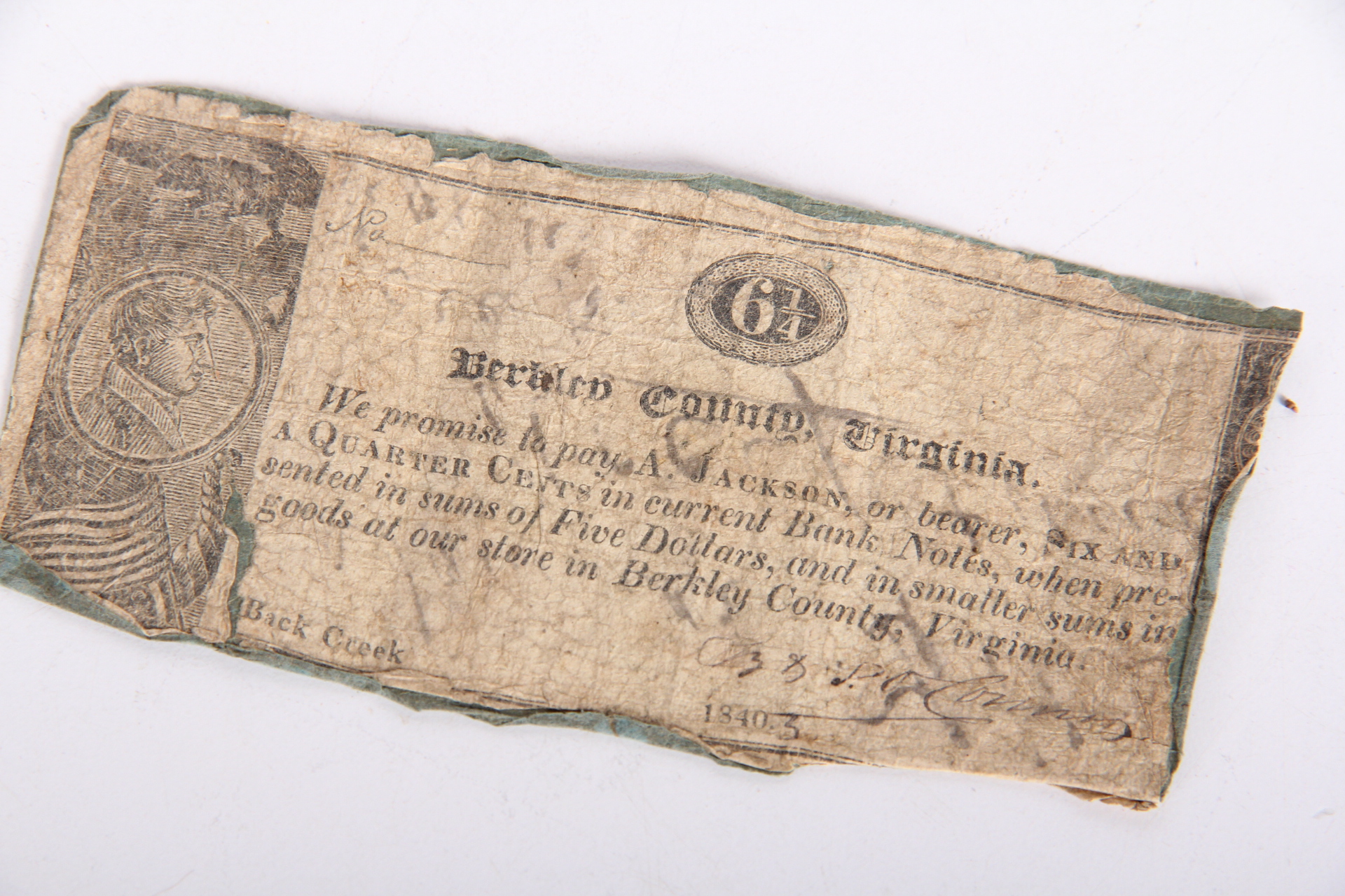 Trio of Antique Bank Notes