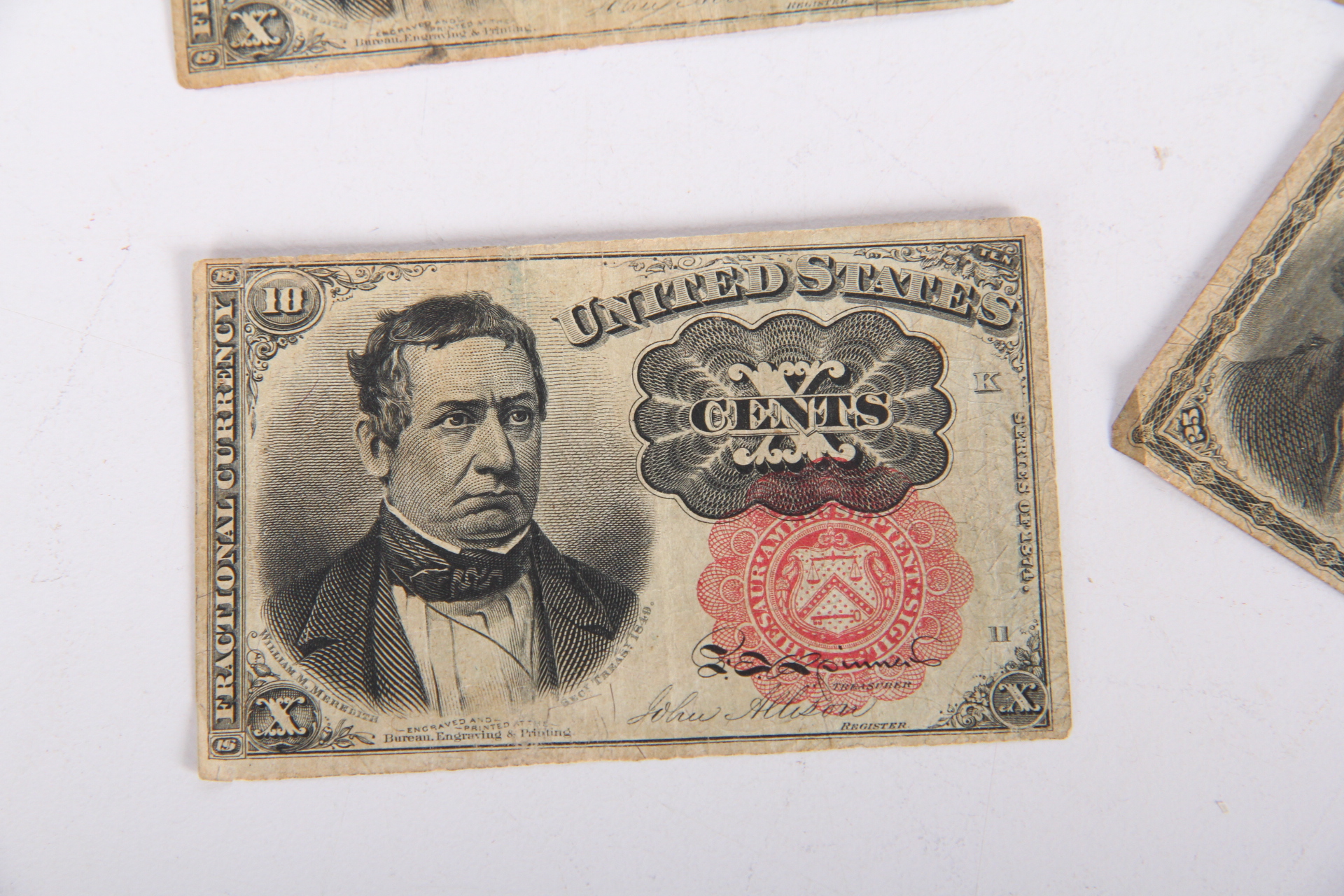Antique United States Fractional Currency