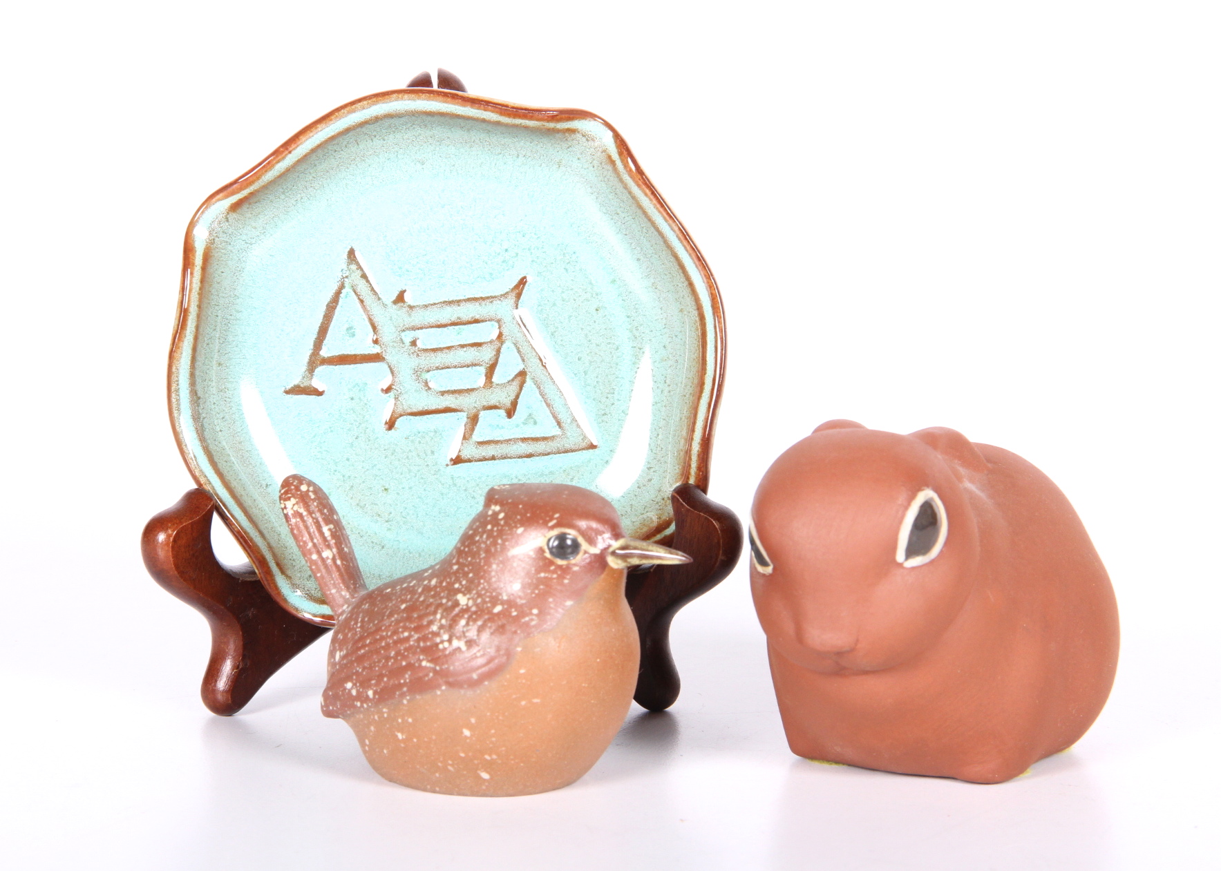 Nicodemus Ferro Stone Figurines and Ash Receiver