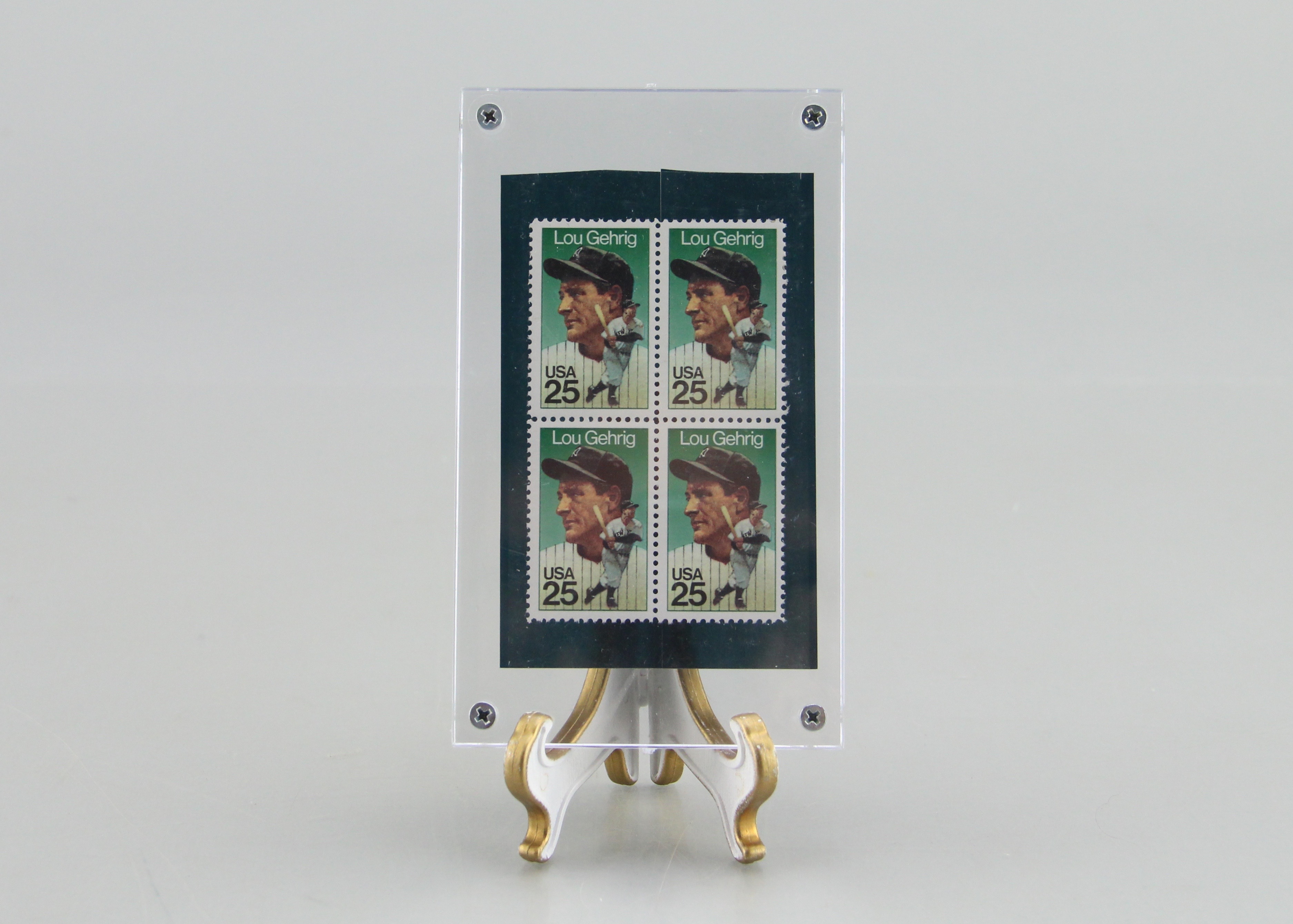 4-Pack Lou Gehrig Stamps
