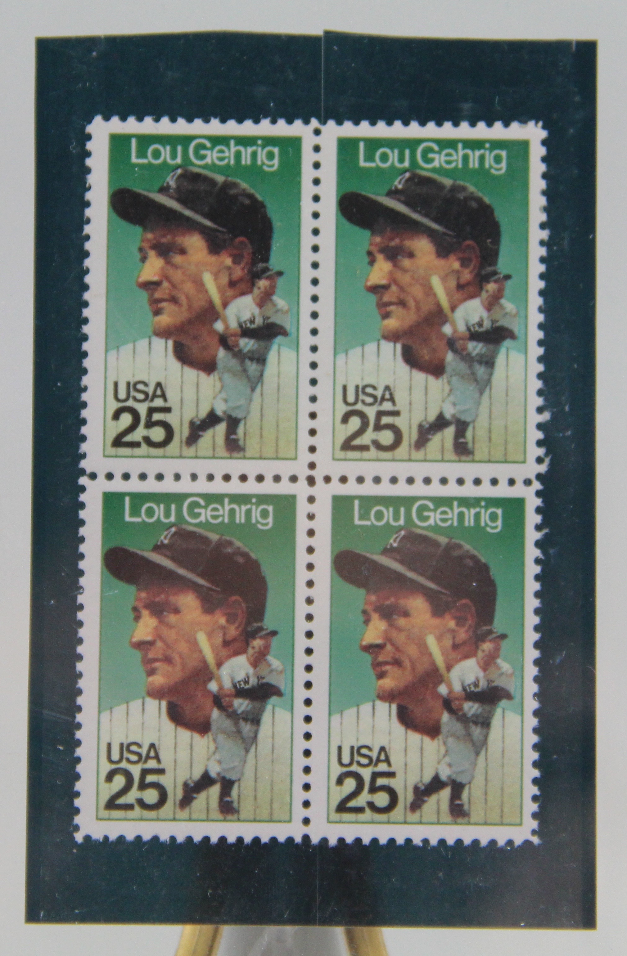 4-Pack Lou Gehrig Stamps