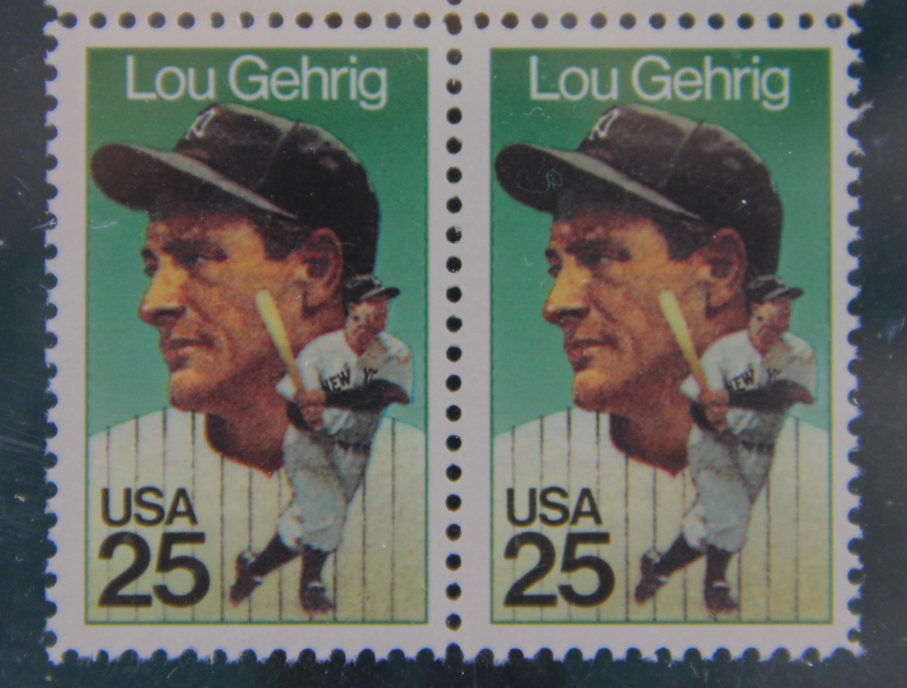4-Pack Lou Gehrig Stamps