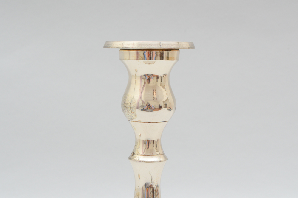 Pair of Pewter Candlesticks