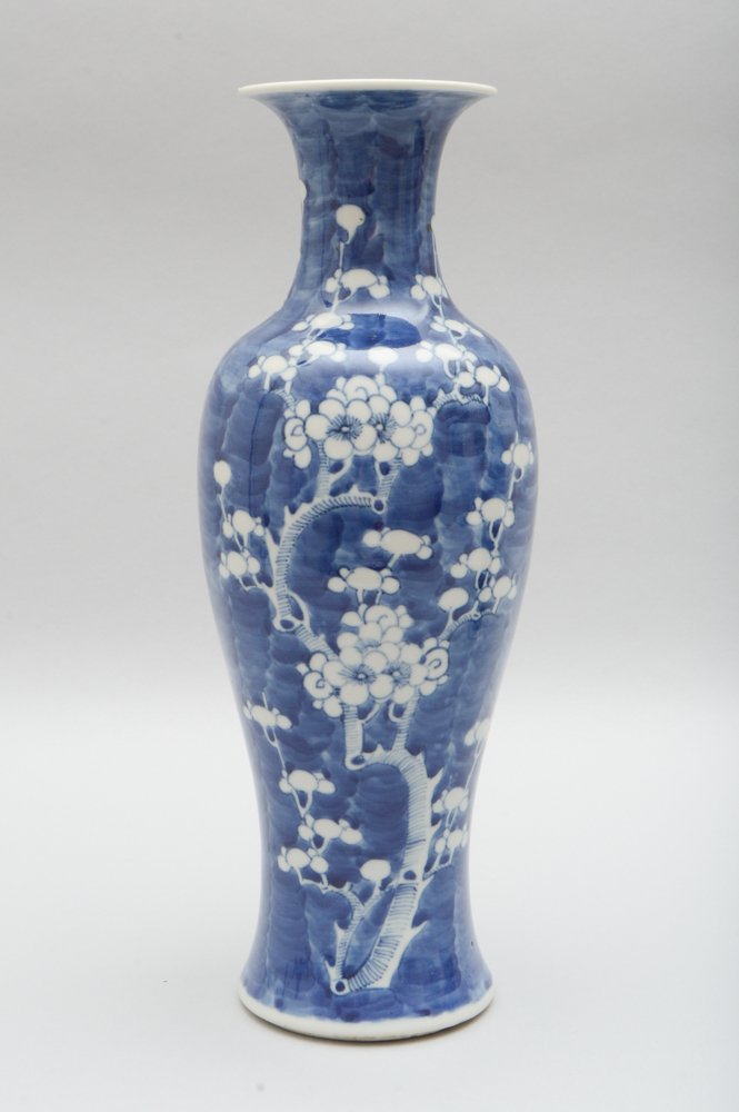 A Pair of Chinese Blue & White Vases