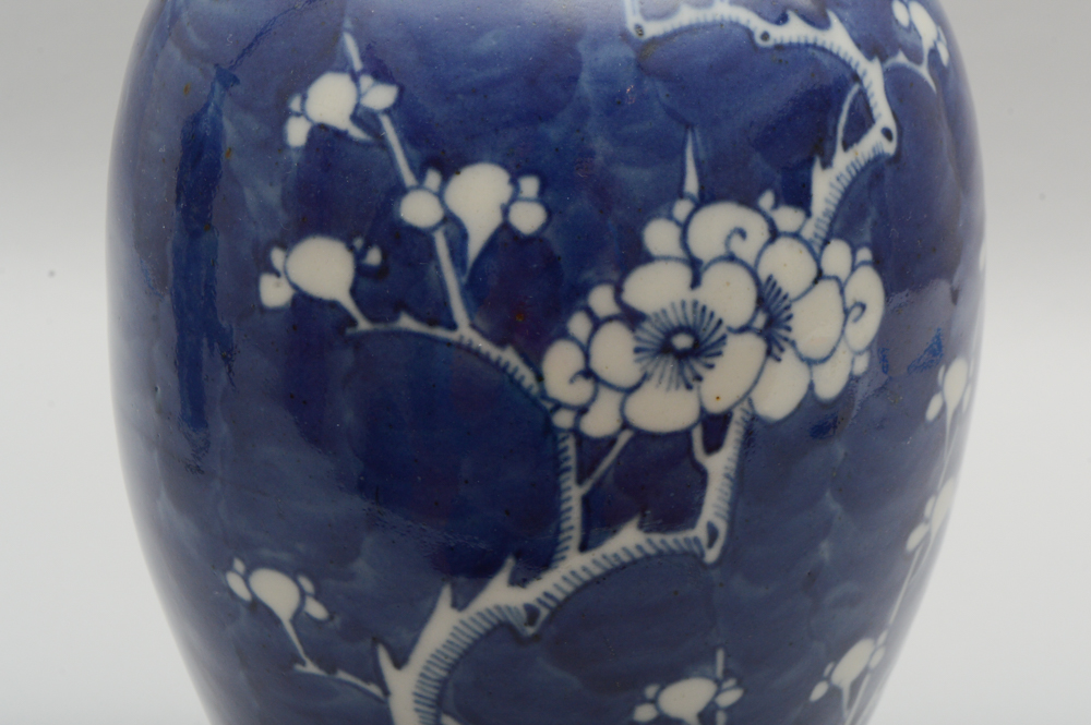 A Pair of Chinese Blue & White Vases