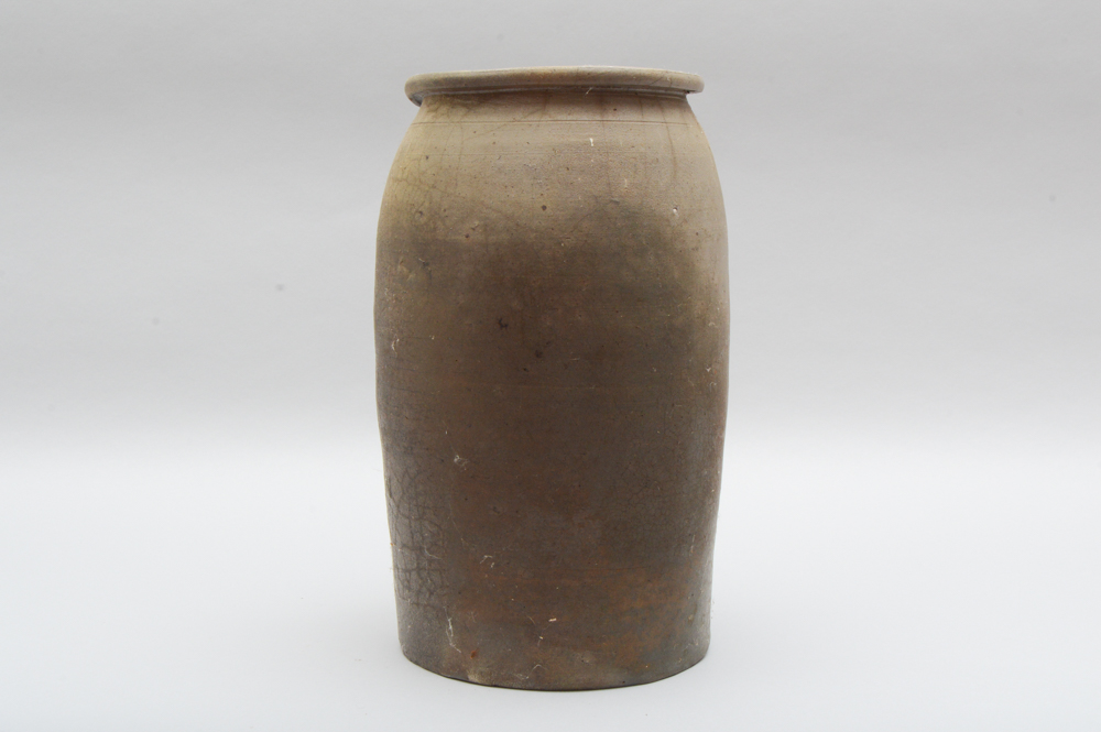 Two Antique Salt Glaze Jars