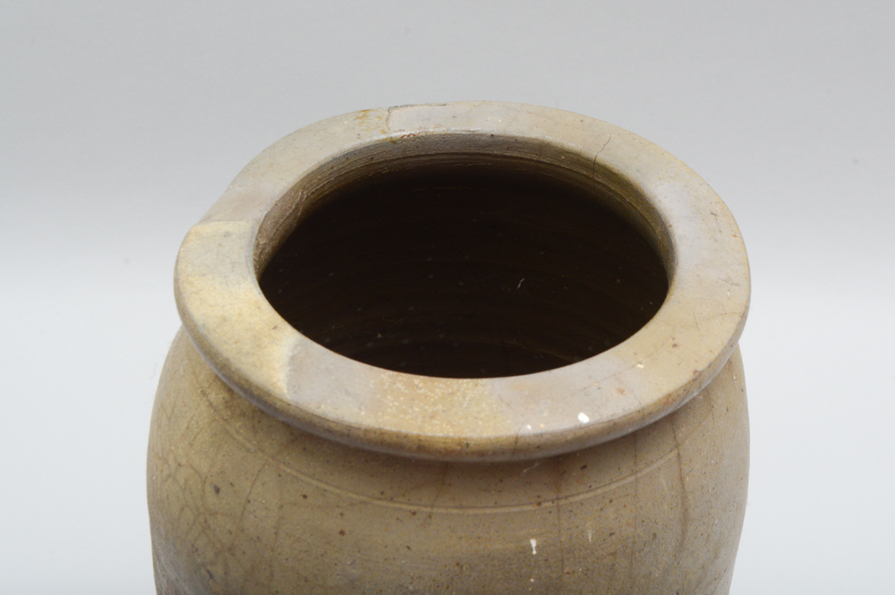 Two Antique Salt Glaze Jars