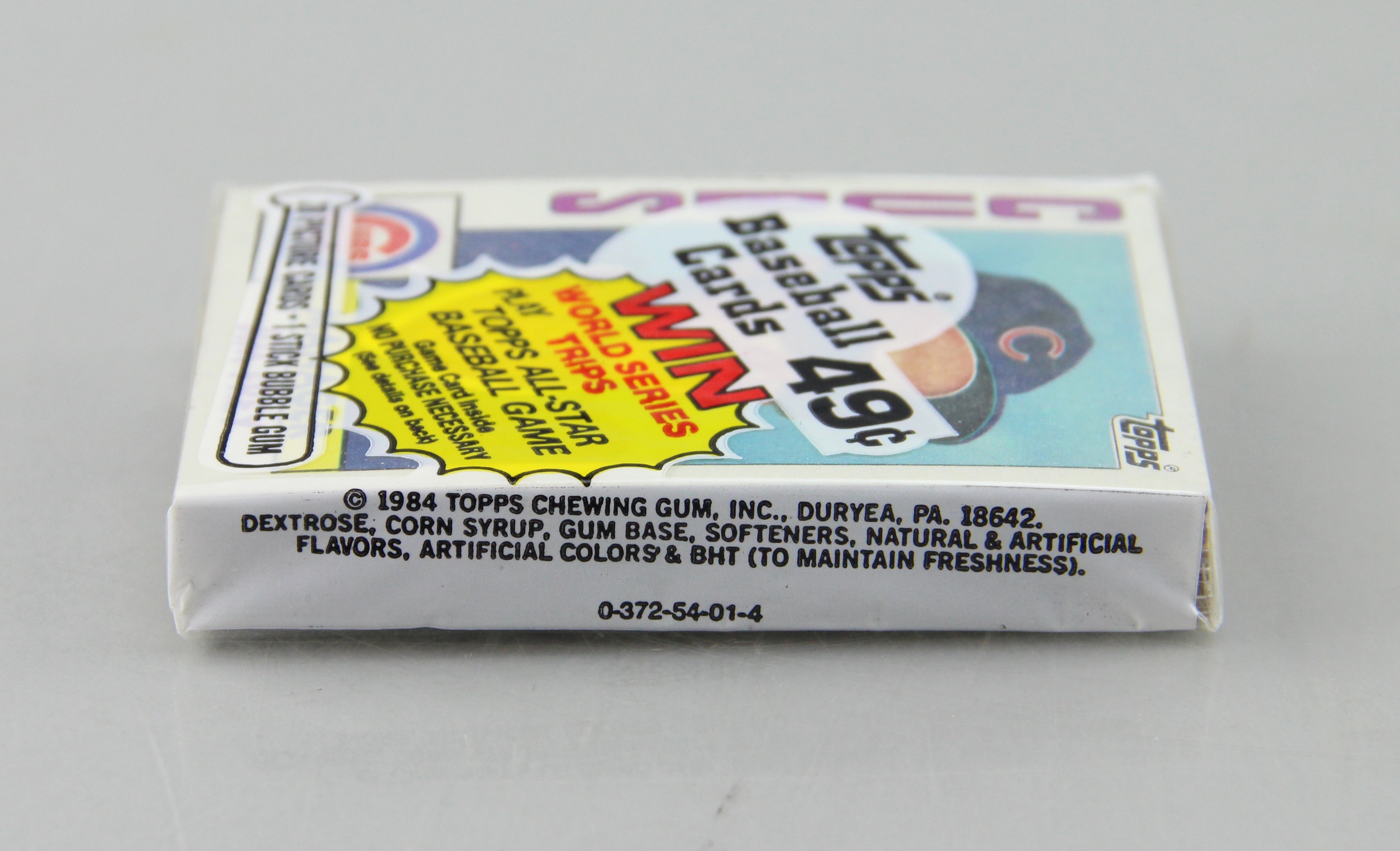 Unopened Topps 1984 Chicago Cubs Baseball Card Pack