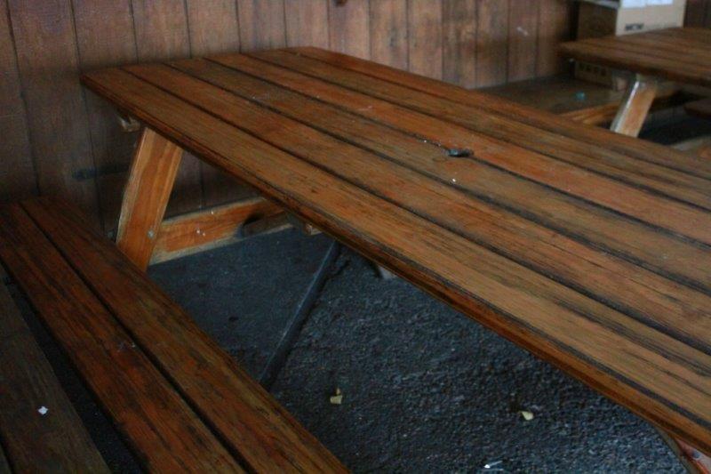 Wooden Amish Built Picnic Table