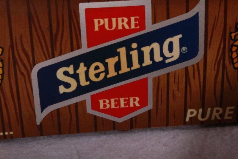Vintage Sterling Bartender Light Up Sign