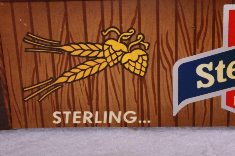 Vintage Sterling Bartender Light Up Sign