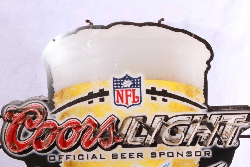 Coors Light Super Bowl XLI Neon sign