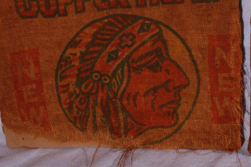 Vintage Mounted Tobacco Sacks