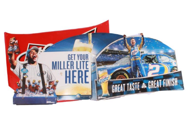 Four Beer Advertisement Signs