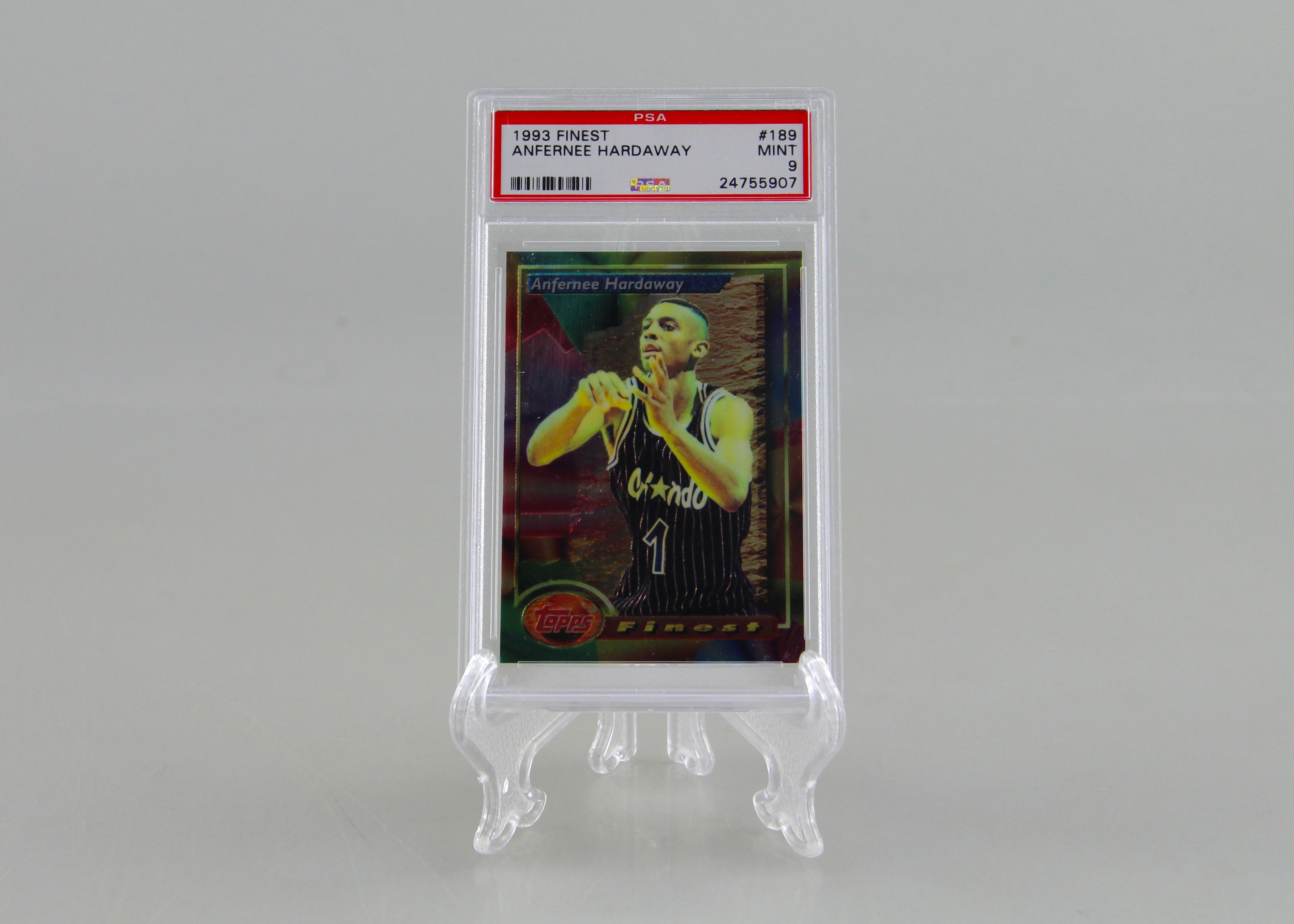 1993 Anfrenee Hardaway Orlando Magic Finest 189 Basketball Card