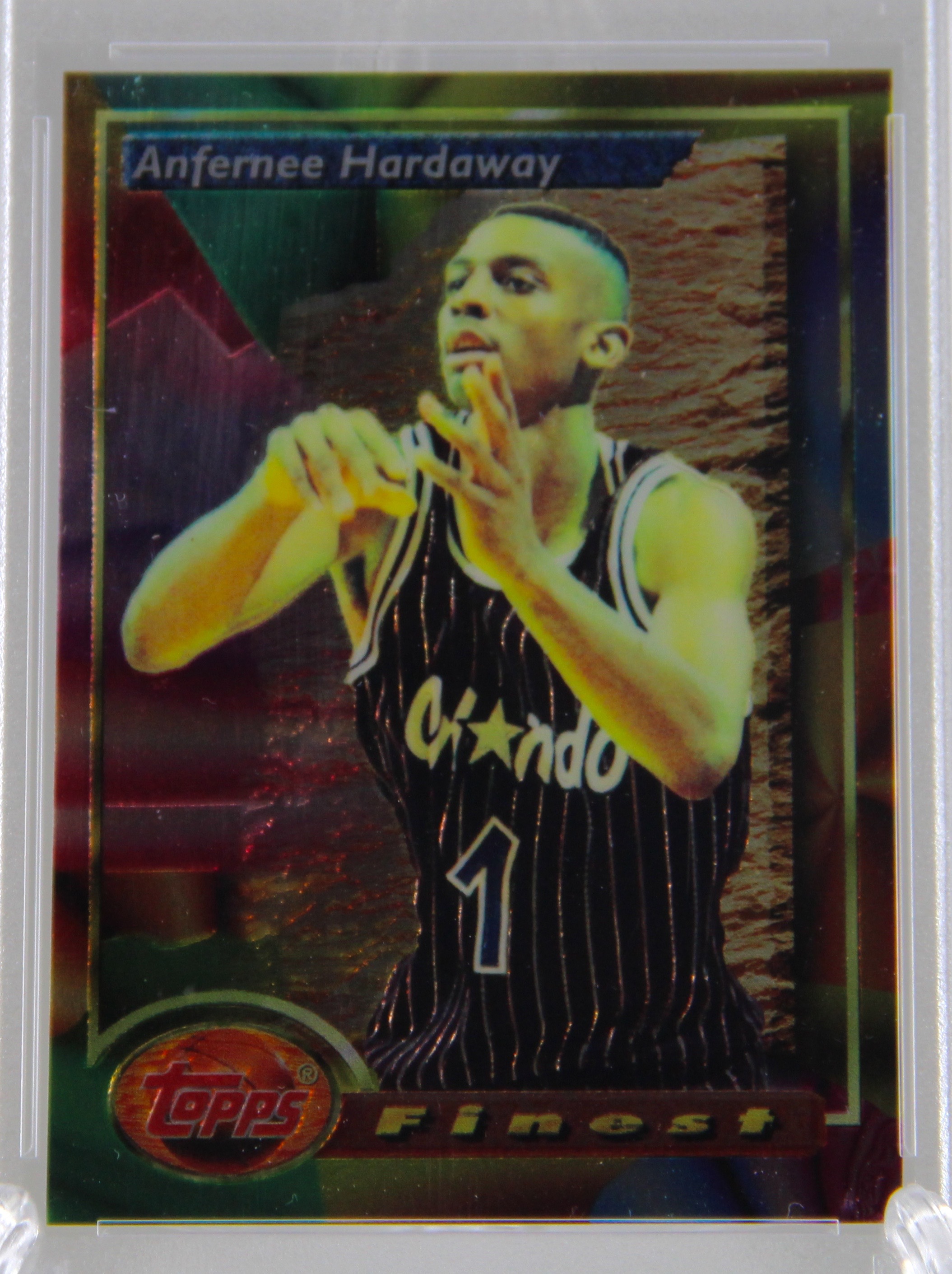 1993 Anfrenee Hardaway Orlando Magic Finest 189 Basketball Card