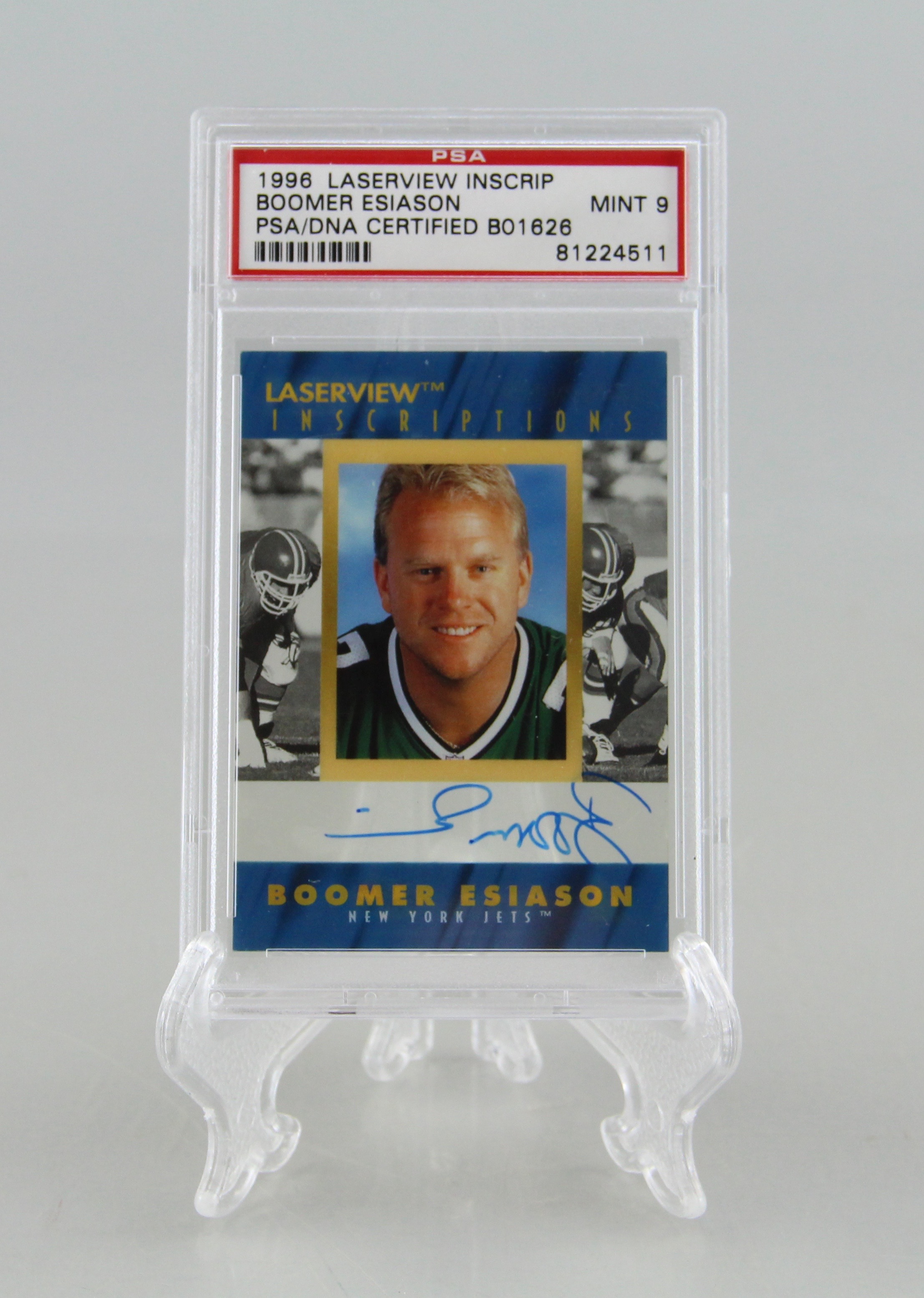 Brett Favre Rookie Card Laserview Boomer Esiason Football Card