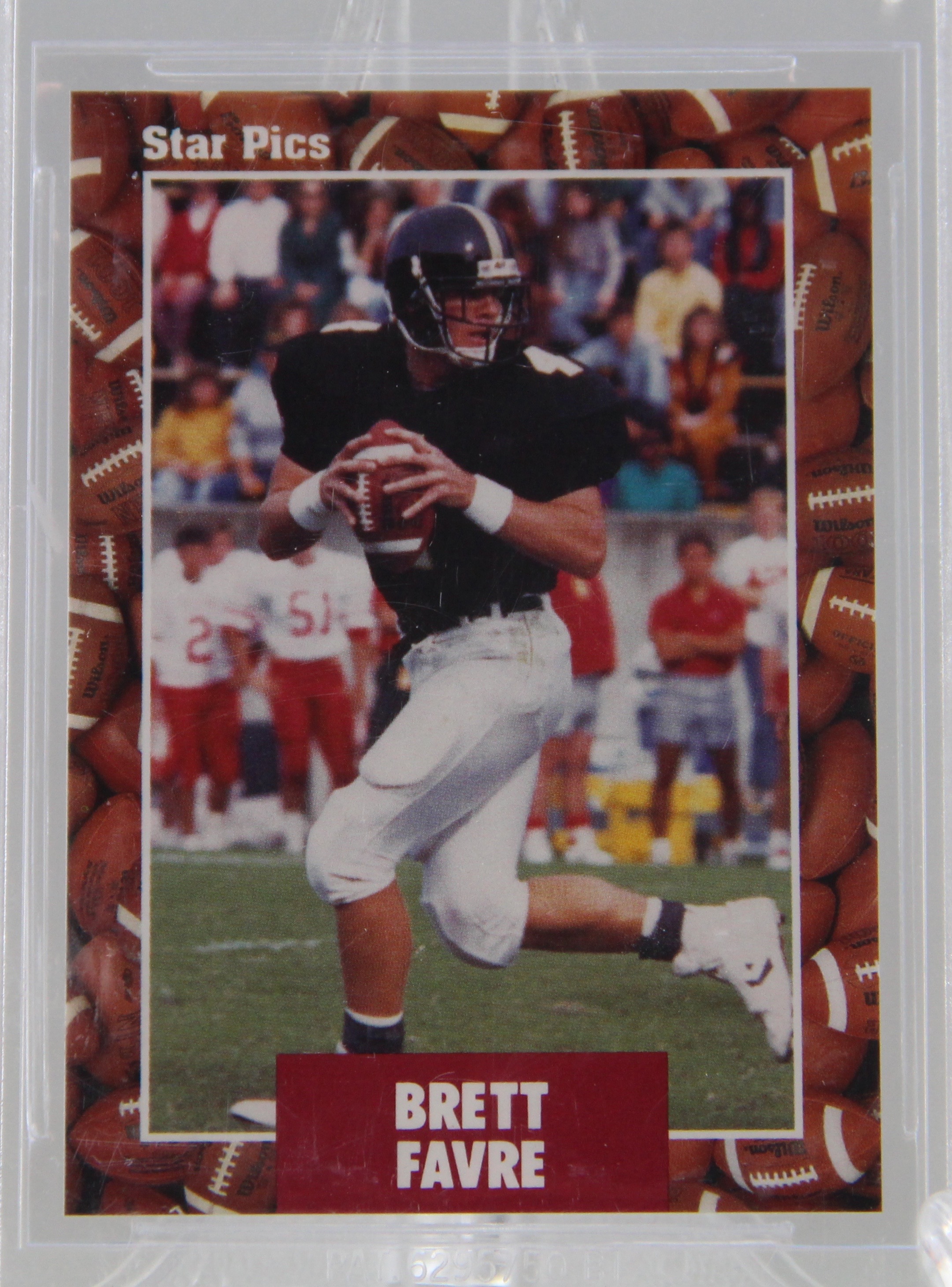 Brett Favre Rookie Card Laserview Boomer Esiason Football Card