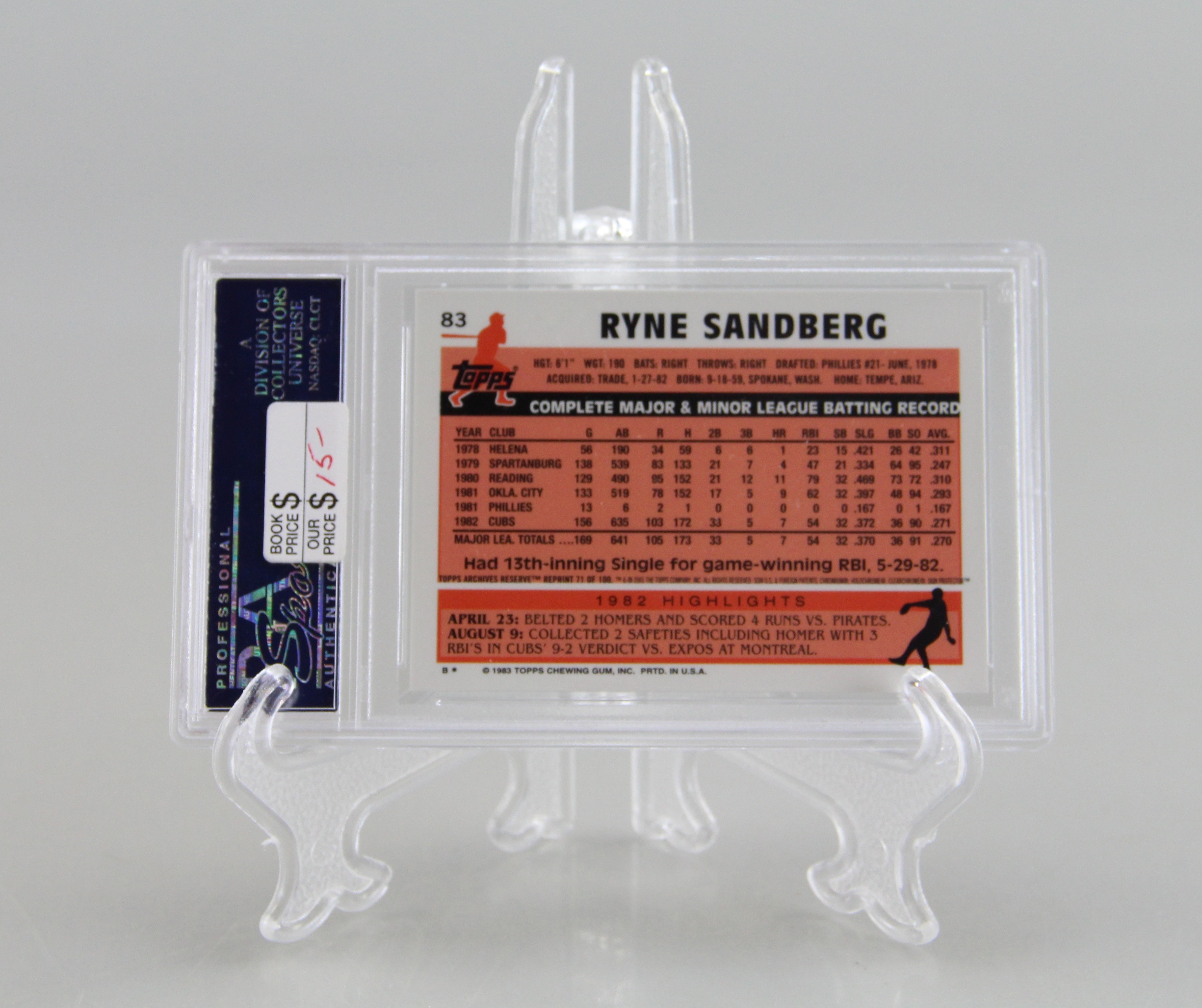 Assortment Of Graded Baseball Cards Sammy Sosa And Barry Bonds