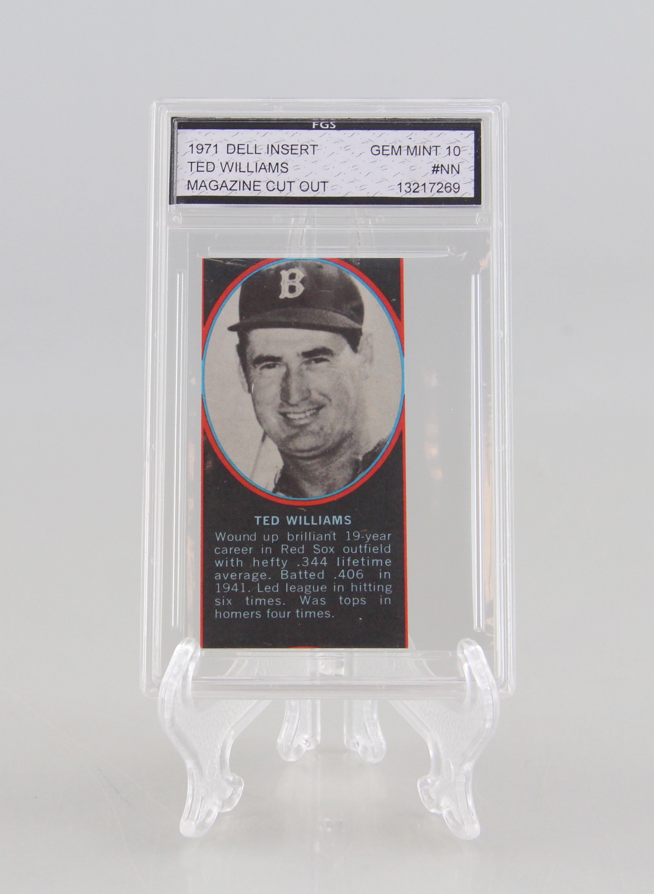 Pair of Dell Insert Cut Out Baseball Cards