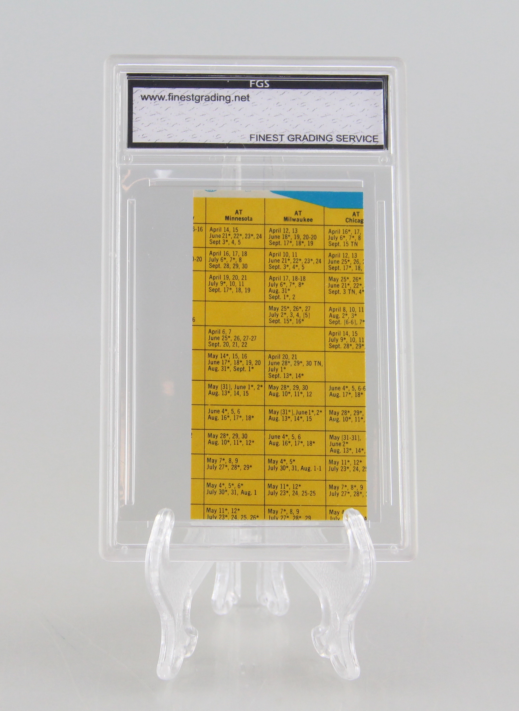 Pair of Dell Insert Cut Out Baseball Cards