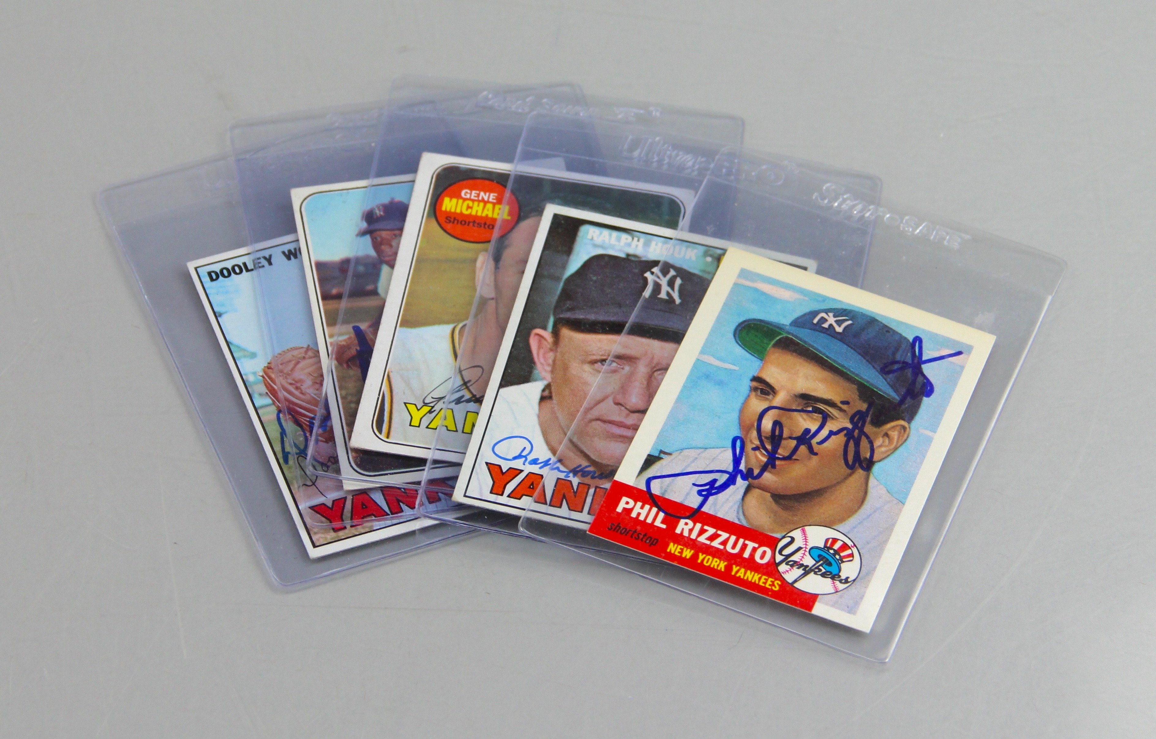 Collection of Vintage Autographed Yankees Cards