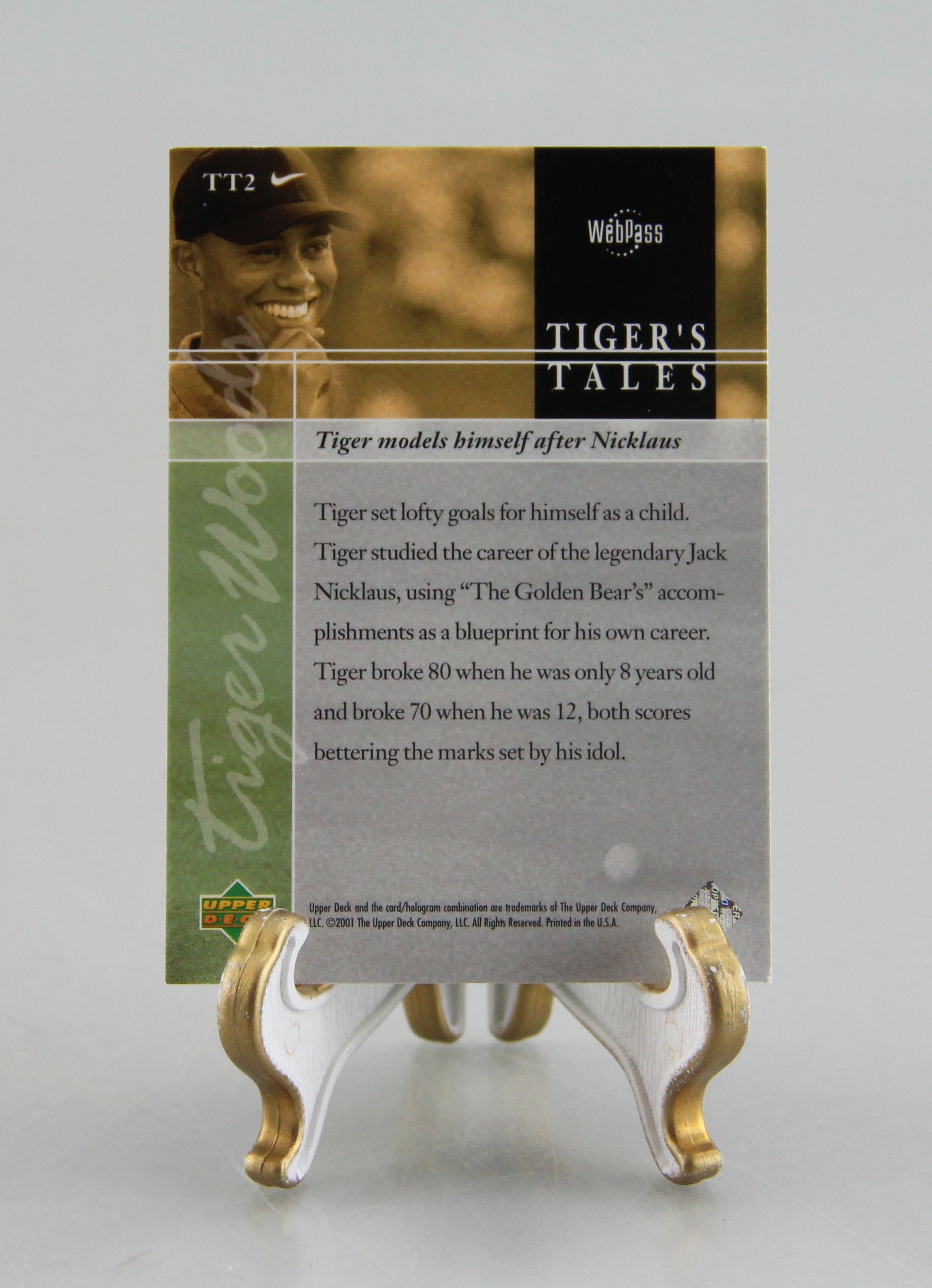 Collection of Tiger Woods Rookie and Collector Golf Cards